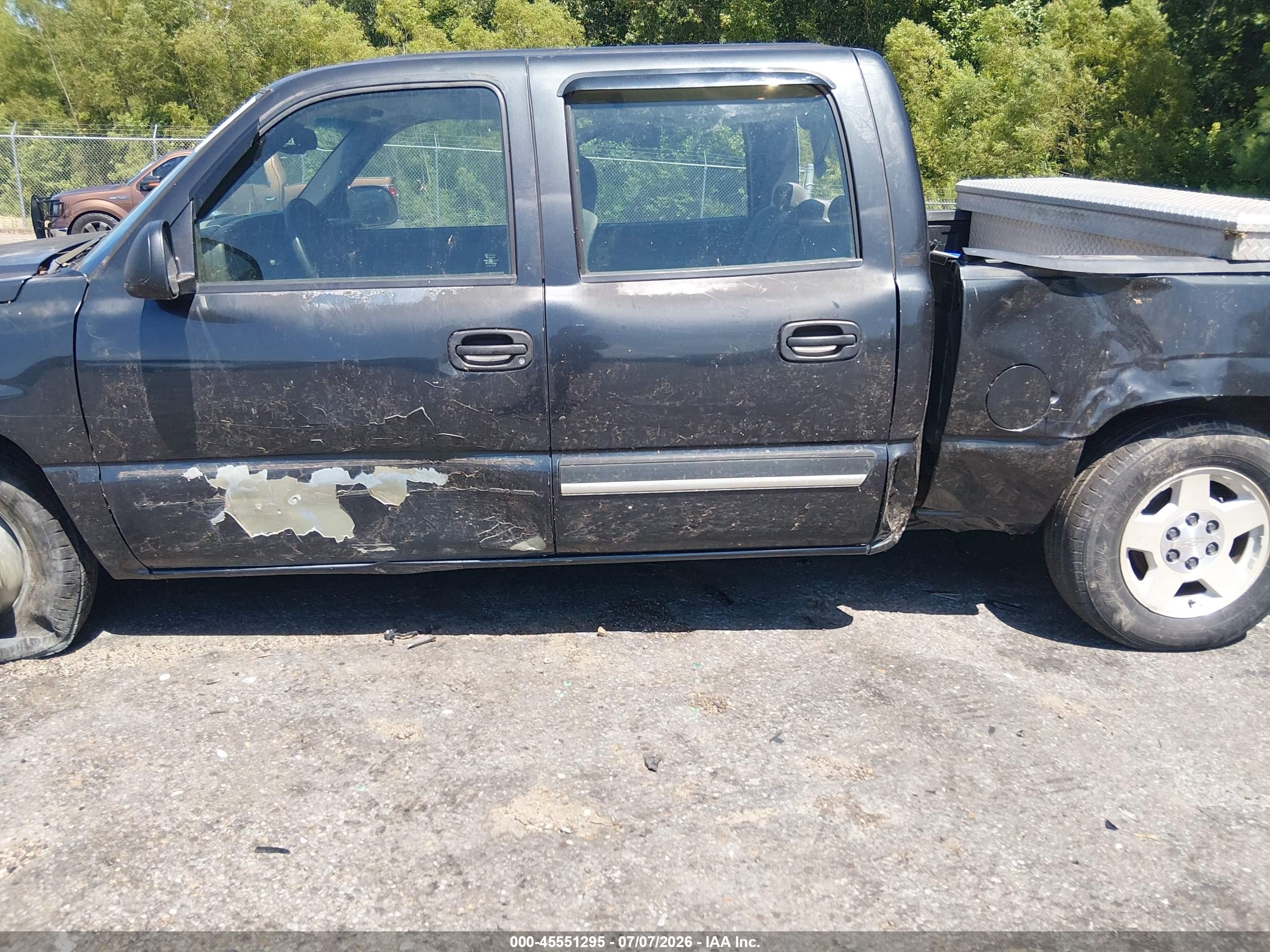 2005 Chevrolet Silverado 1500 Ls Black vin: 2GCEC13T251236119