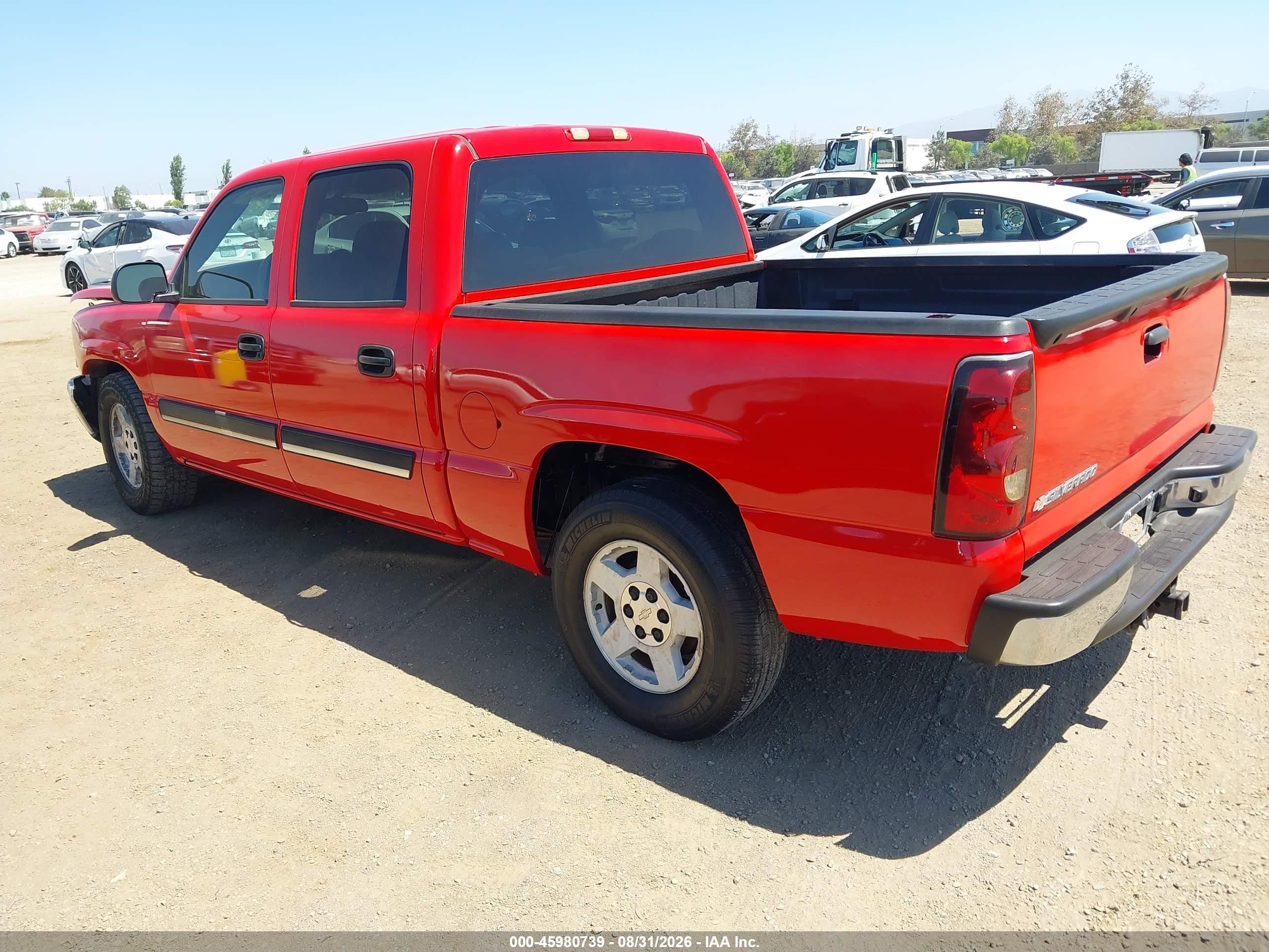 2006 Chevrolet Silverado 1500 Lt1 Красный vin: 2GCEC13T261135504
