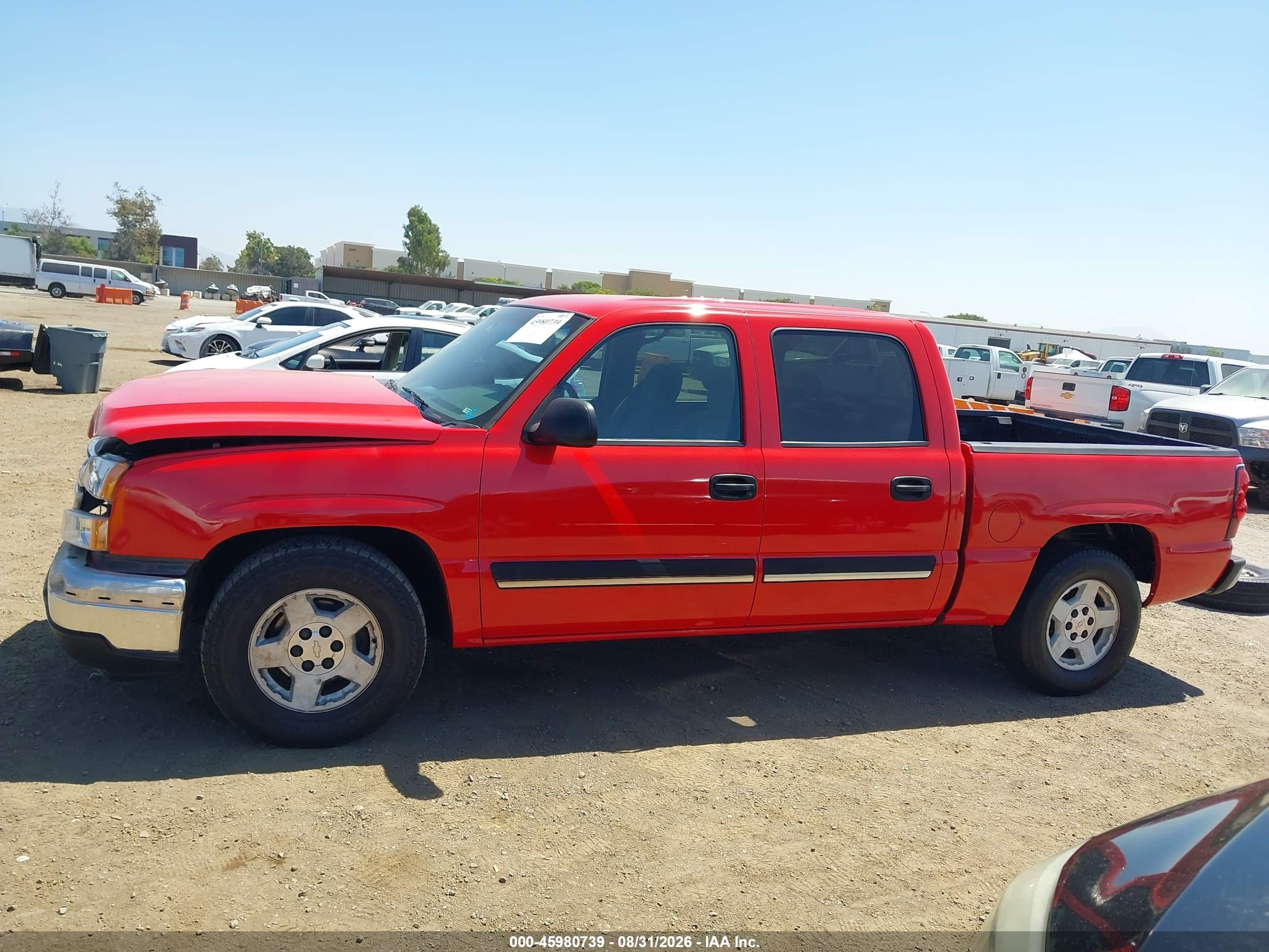 2006 Chevrolet Silverado 1500 Lt1 Красный vin: 2GCEC13T261135504