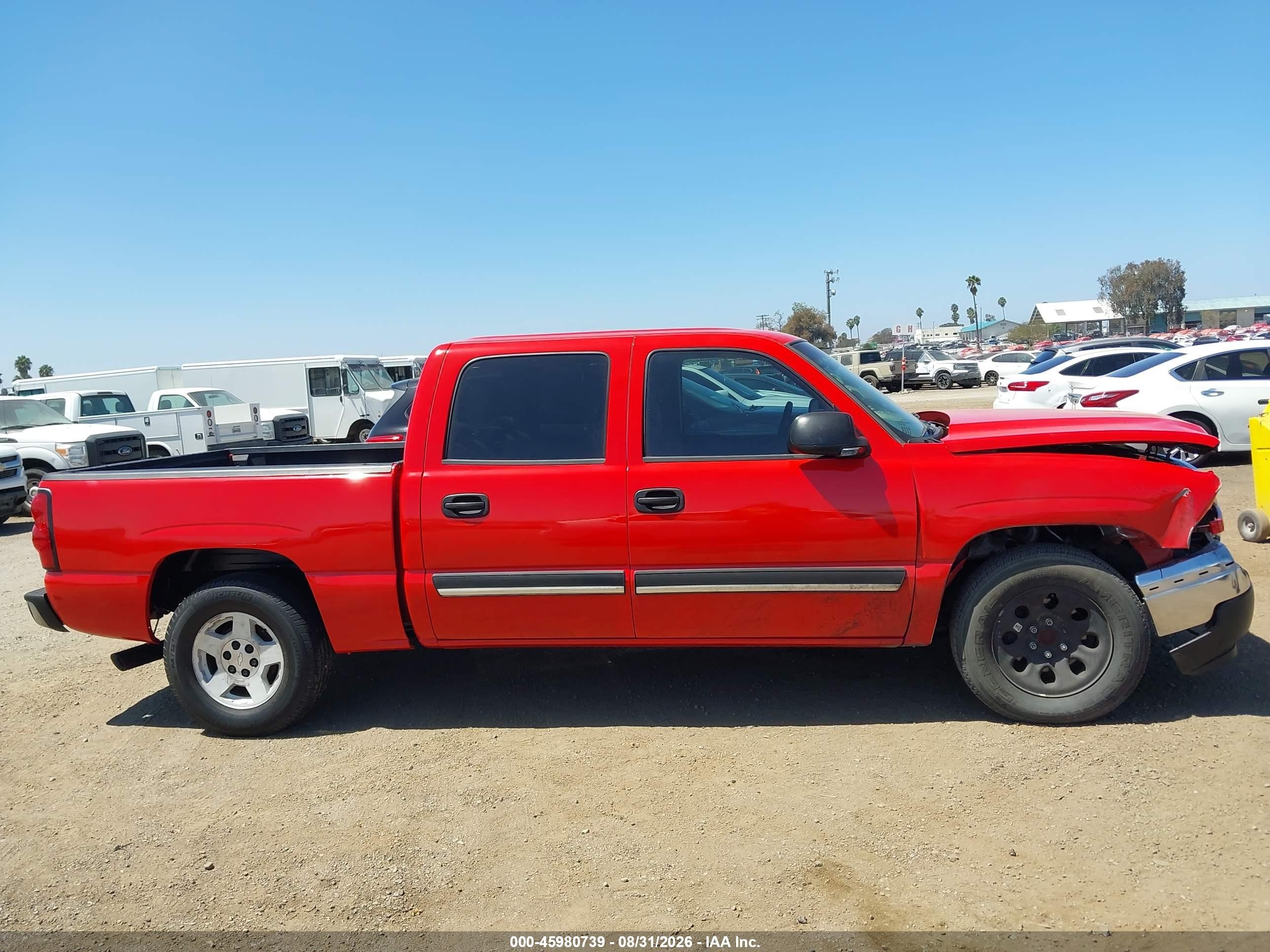 2006 Chevrolet Silverado 1500 Lt1 Красный vin: 2GCEC13T261135504