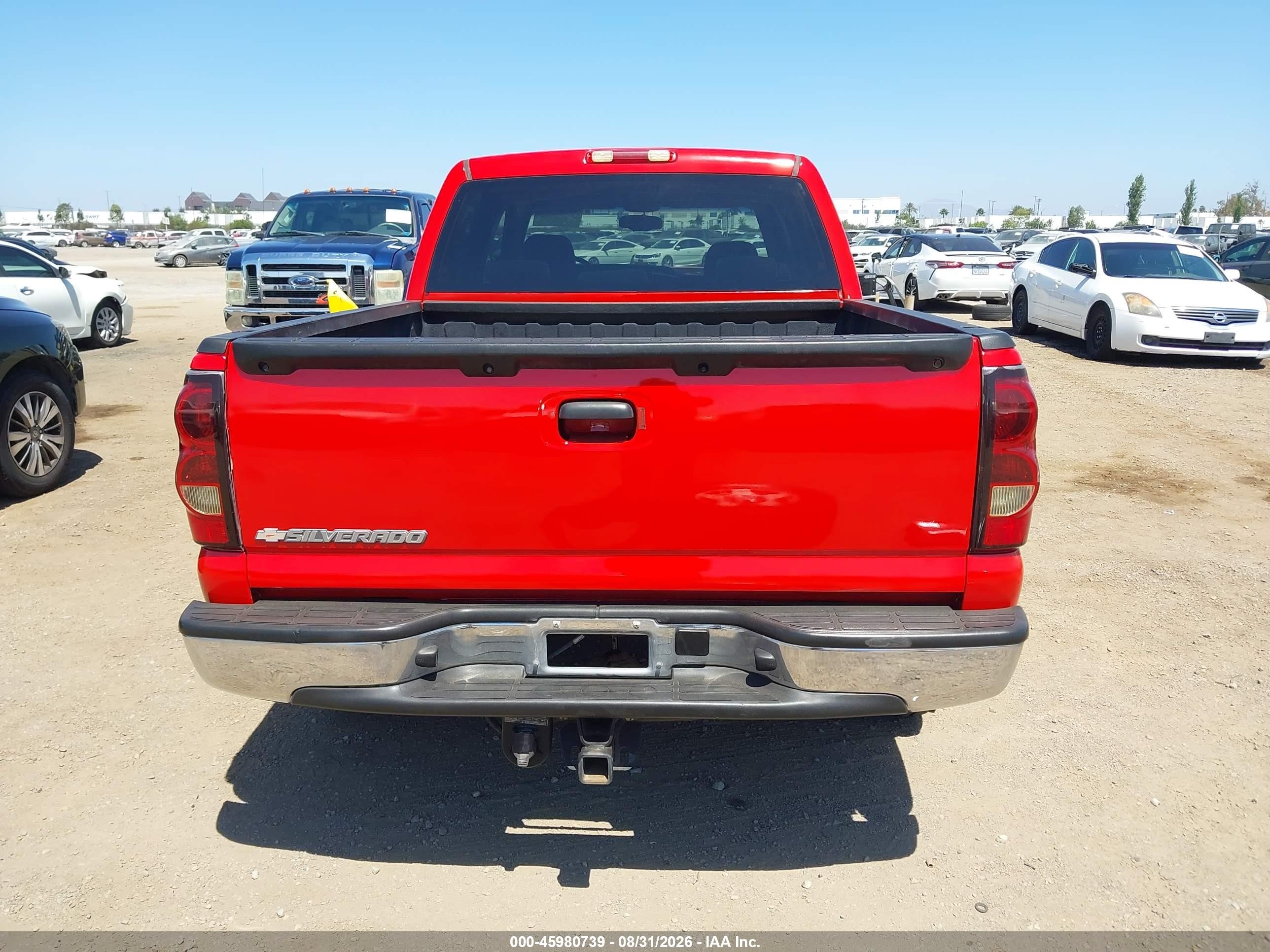 2006 Chevrolet Silverado 1500 Lt1 Красный vin: 2GCEC13T261135504