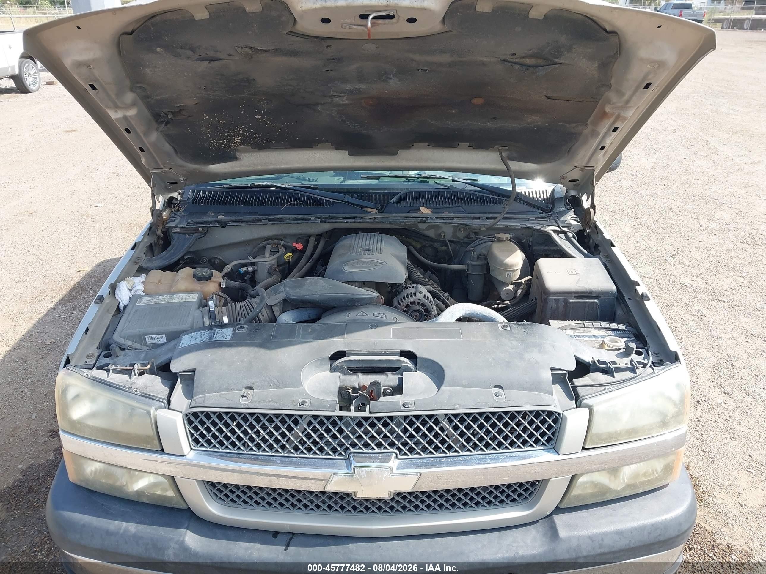 2004 Chevrolet Silverado 1500 Ls Silver vin: 2GCEC13T341336020