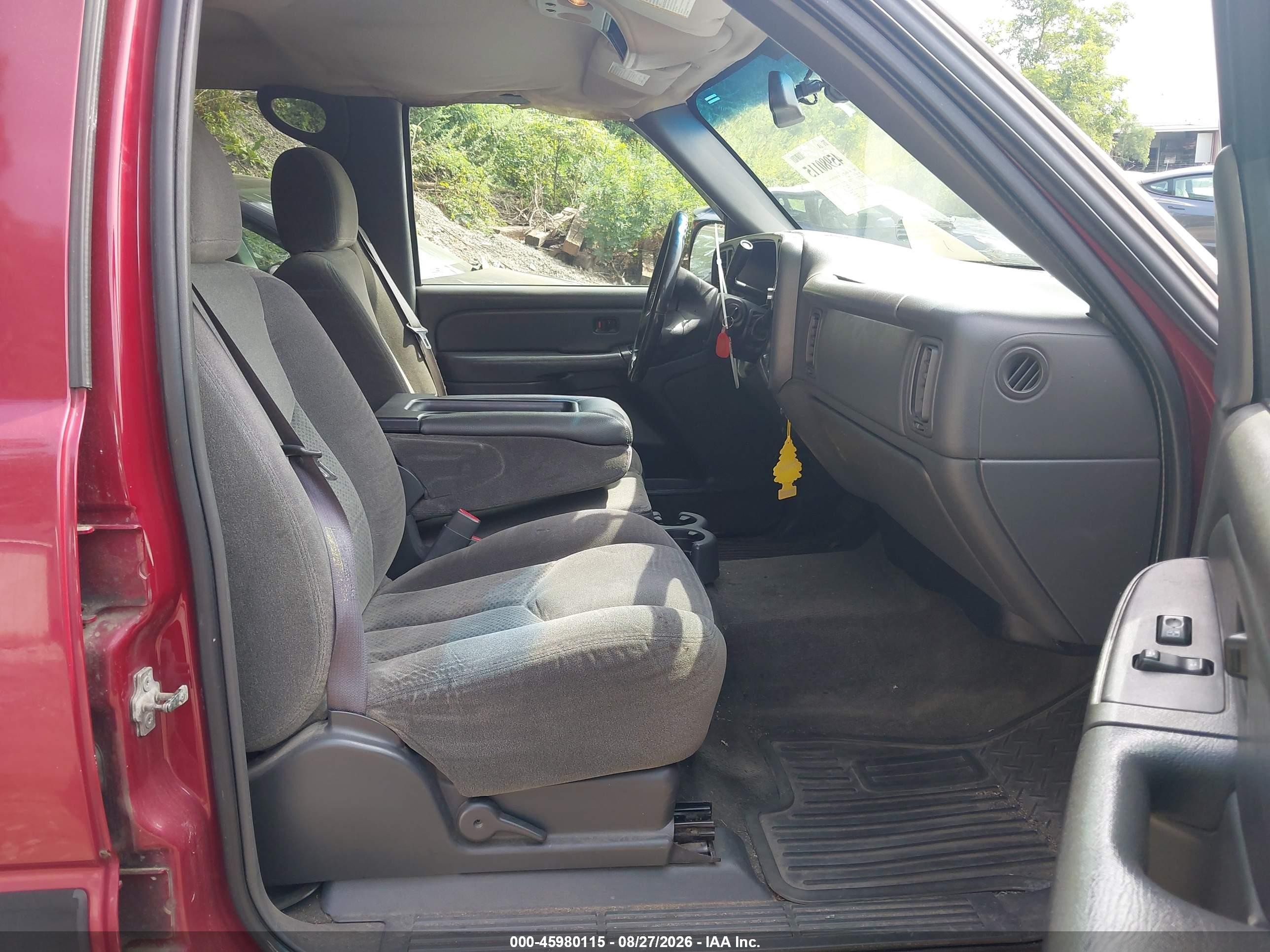 2005 Chevrolet Silverado 1500 Ls Burgundy vin: 2GCEC13T351117849