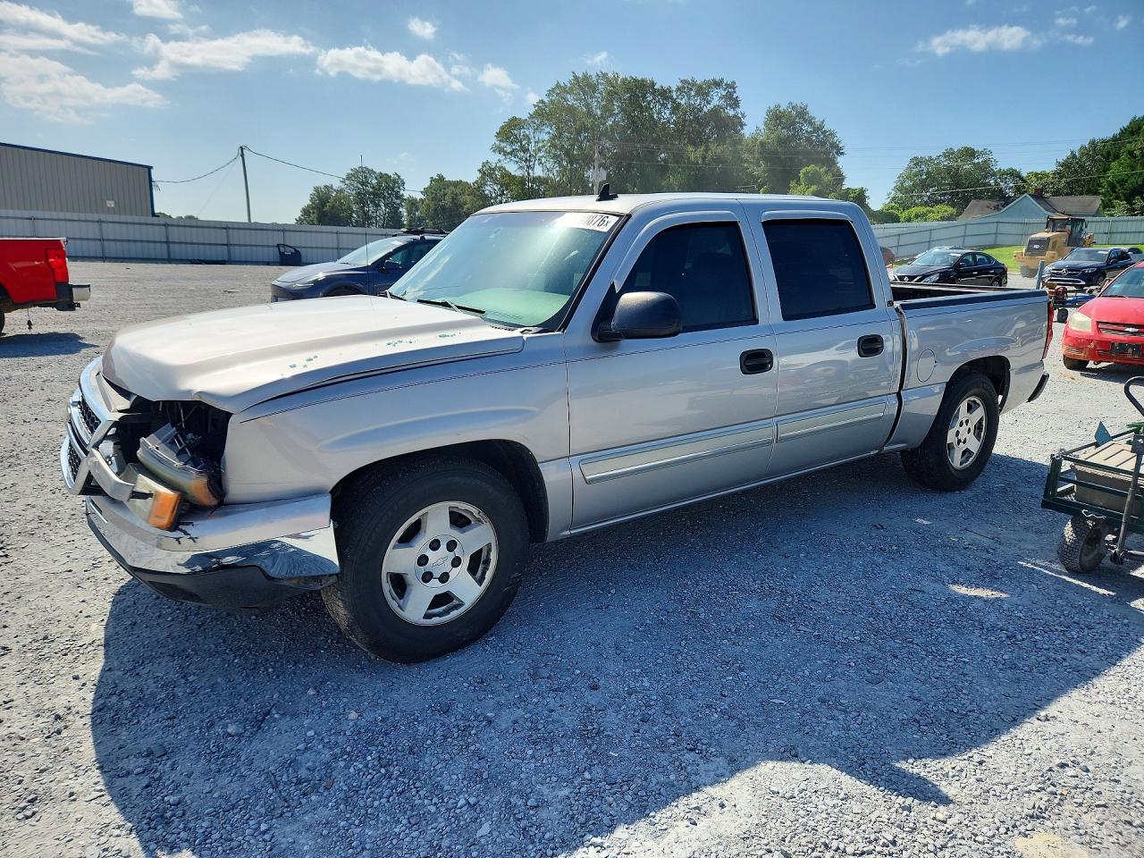 2006 Chevrolet Silverado C1500 Silver vin: 2GCEC13T361232047