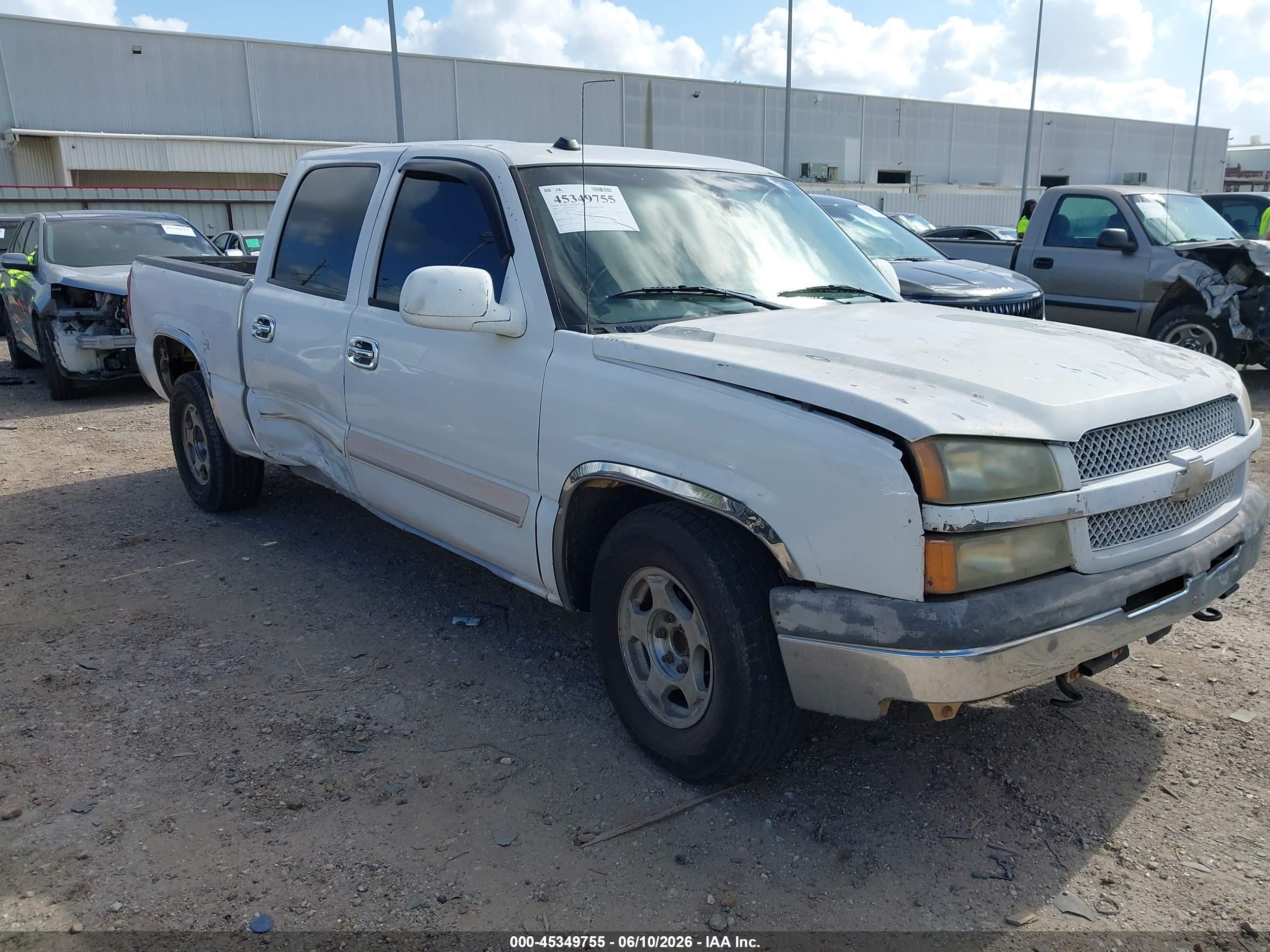 2004 Chevrolet Silverado 1500 Ls Белый vin: 2GCEC13T441346765