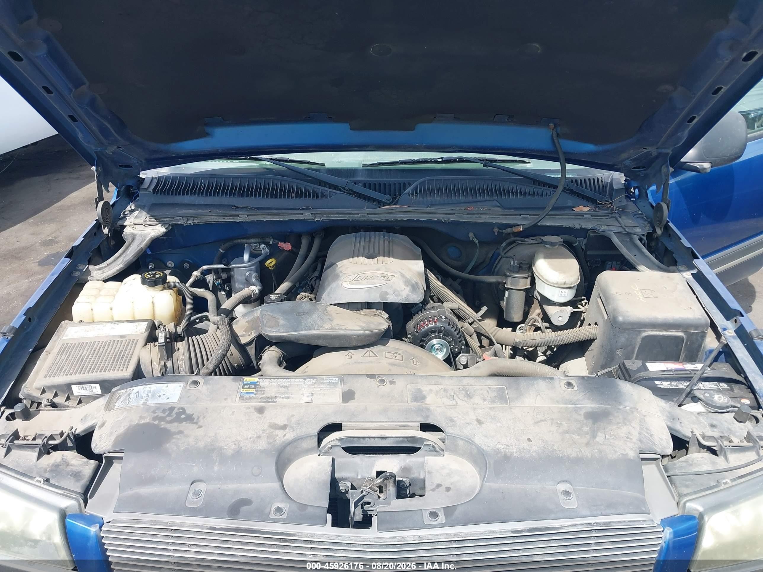 2004 Chevrolet Silverado 1500 Ls Blue vin: 2GCEC13T441360701
