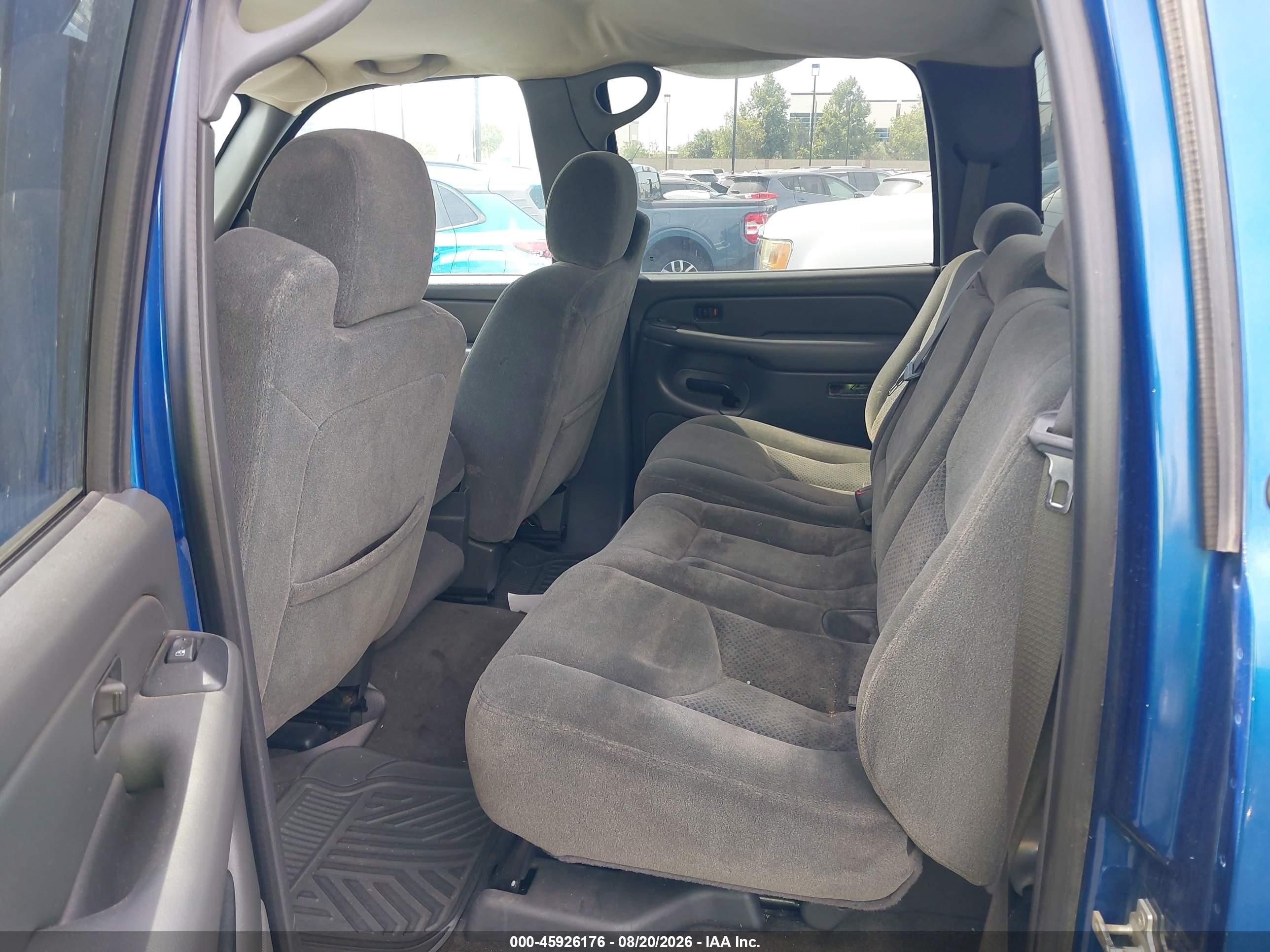 2004 Chevrolet Silverado 1500 Ls Blue vin: 2GCEC13T441360701