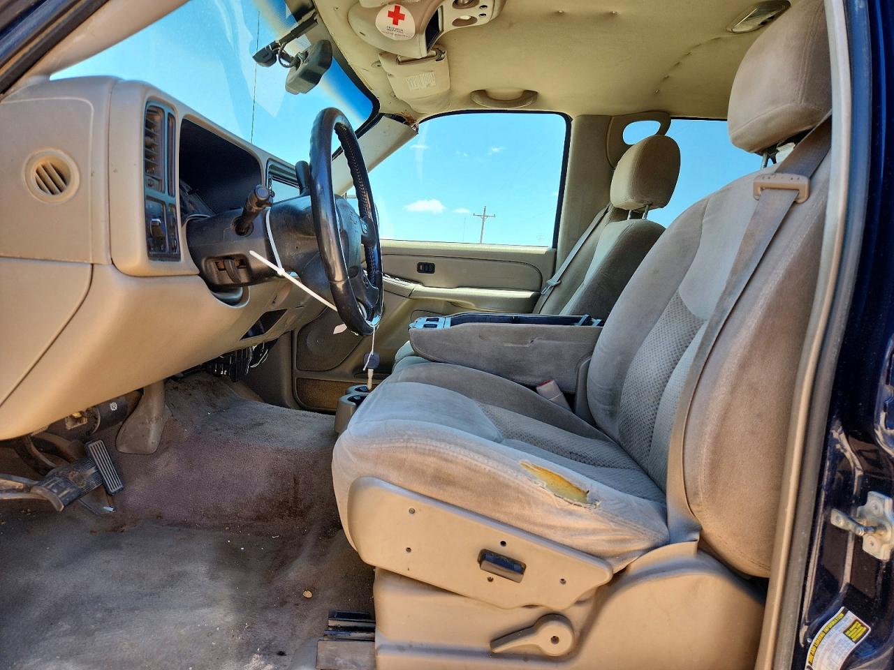 2005 Chevrolet Silverado C1500 Blue vin: 2GCEC13T451169653