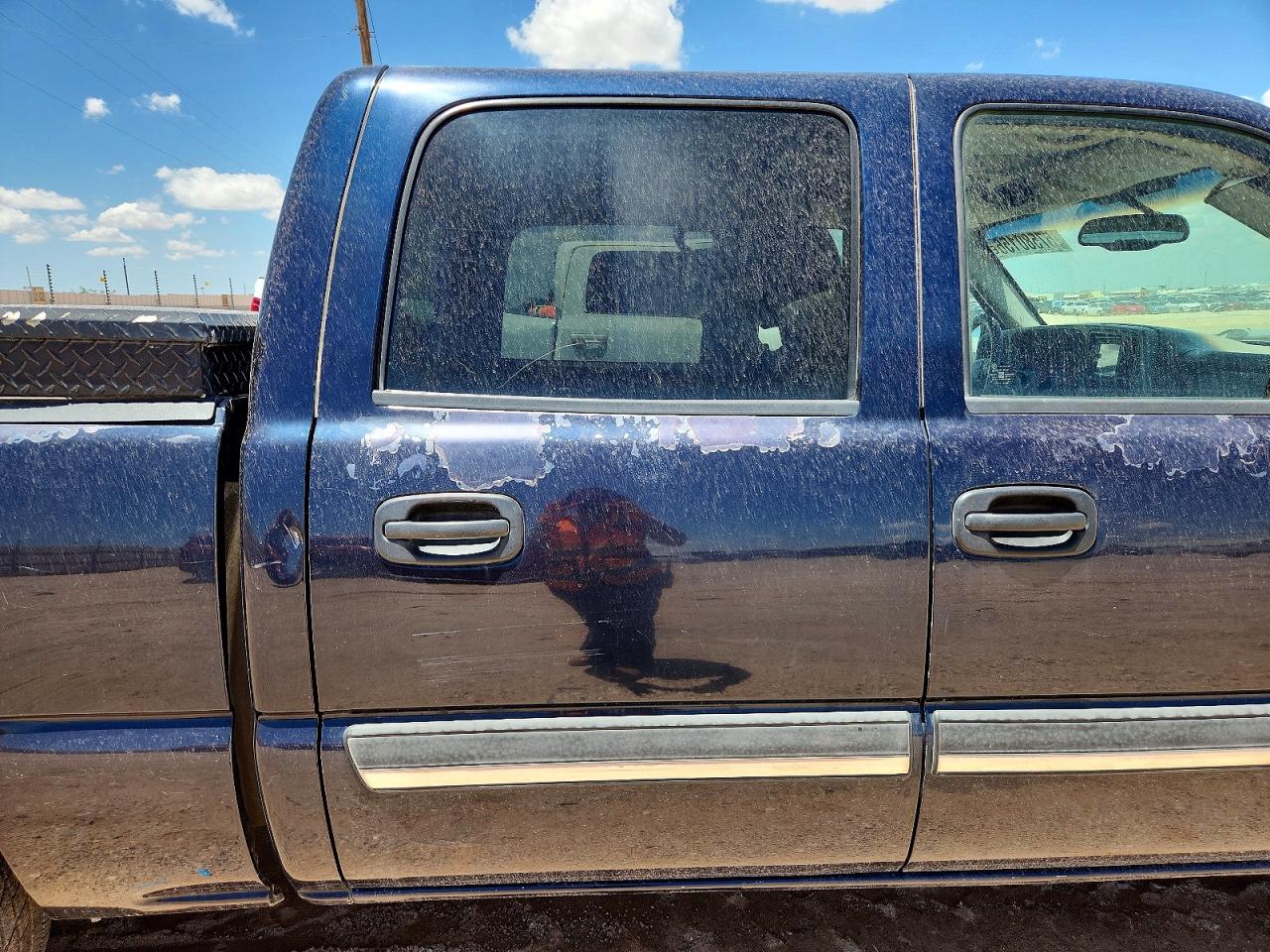 2005 Chevrolet Silverado C1500 Blue vin: 2GCEC13T451169653