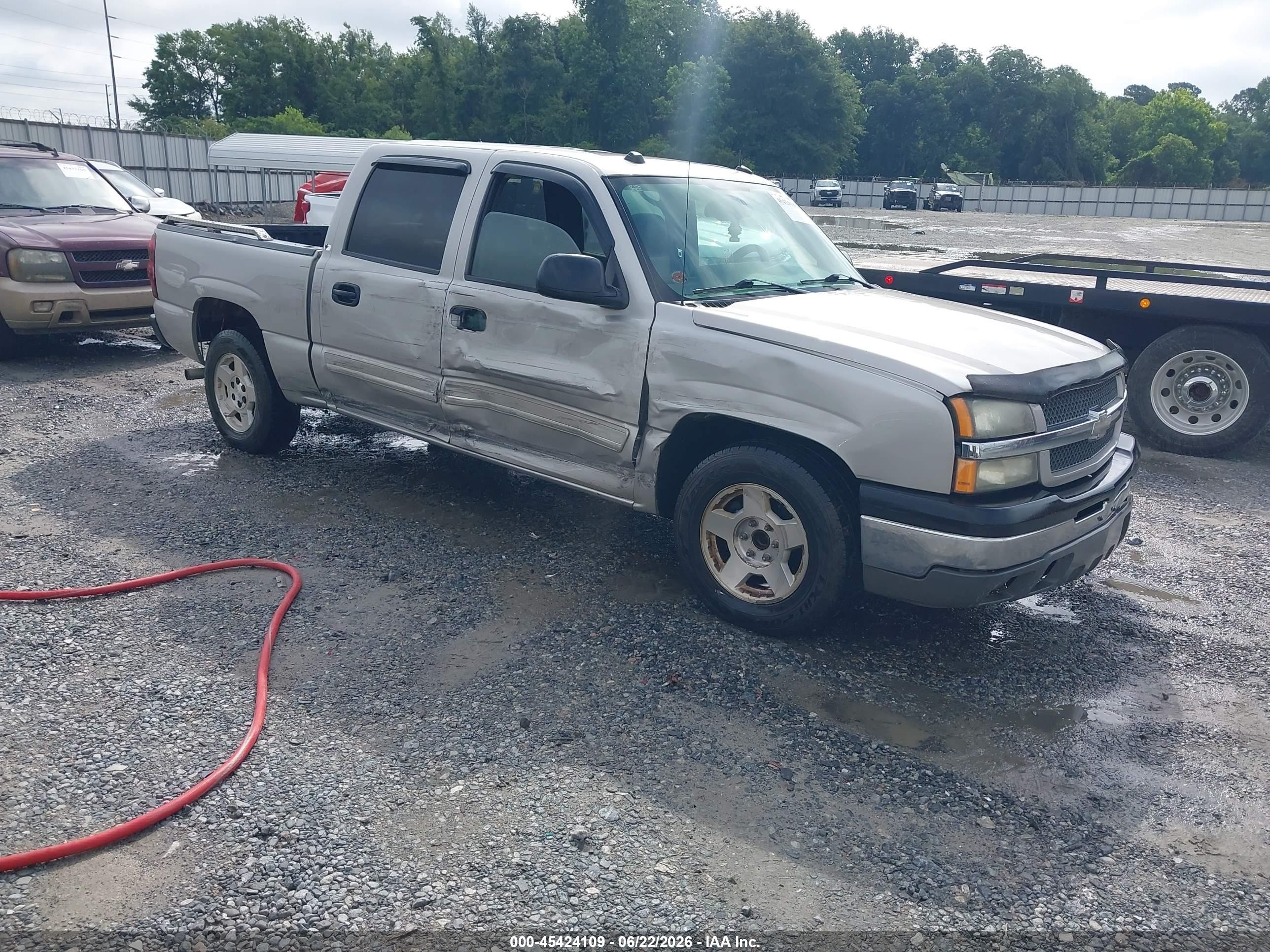 2005 Chevrolet Silverado 1500 Lt Gray vin: 2GCEC13T451310219