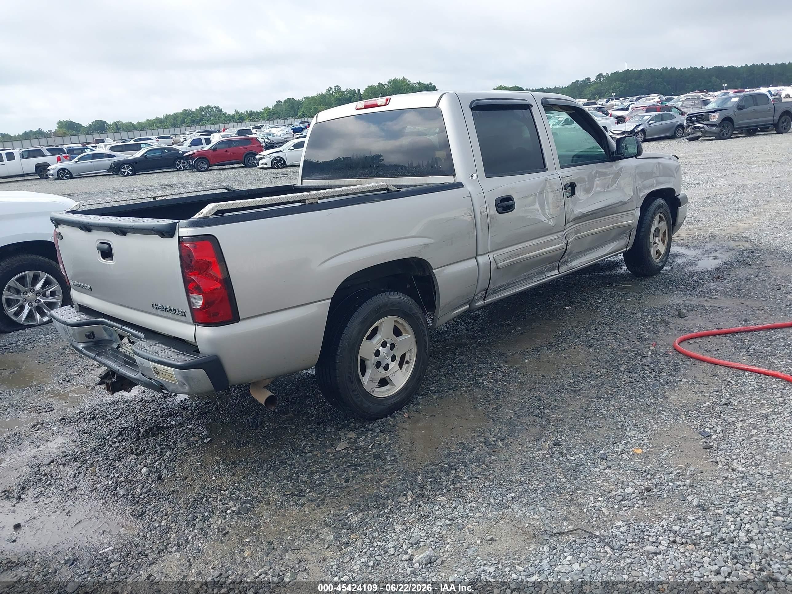 2005 Chevrolet Silverado 1500 Lt Gray vin: 2GCEC13T451310219