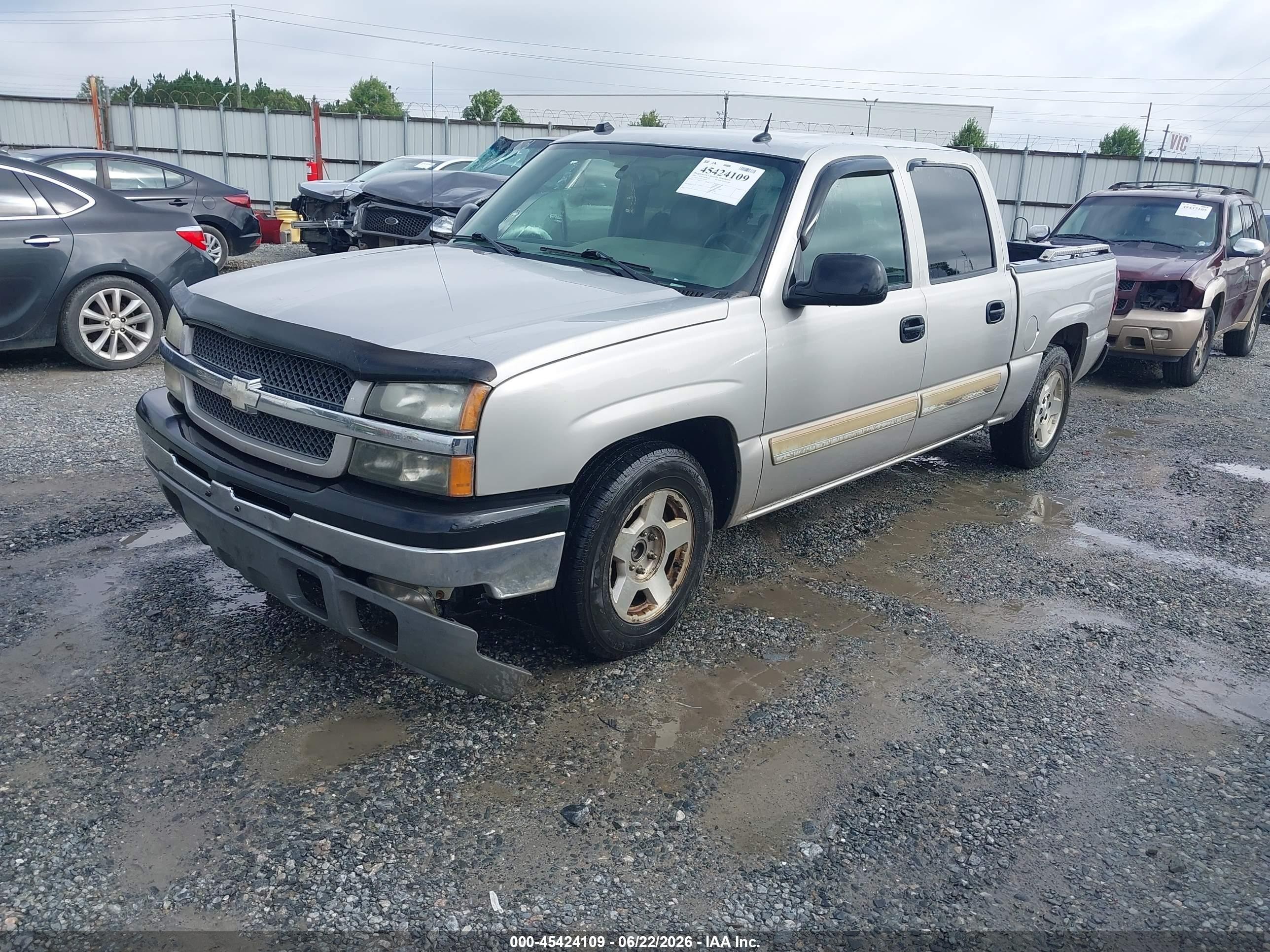 2005 Chevrolet Silverado 1500 Lt Gray vin: 2GCEC13T451310219