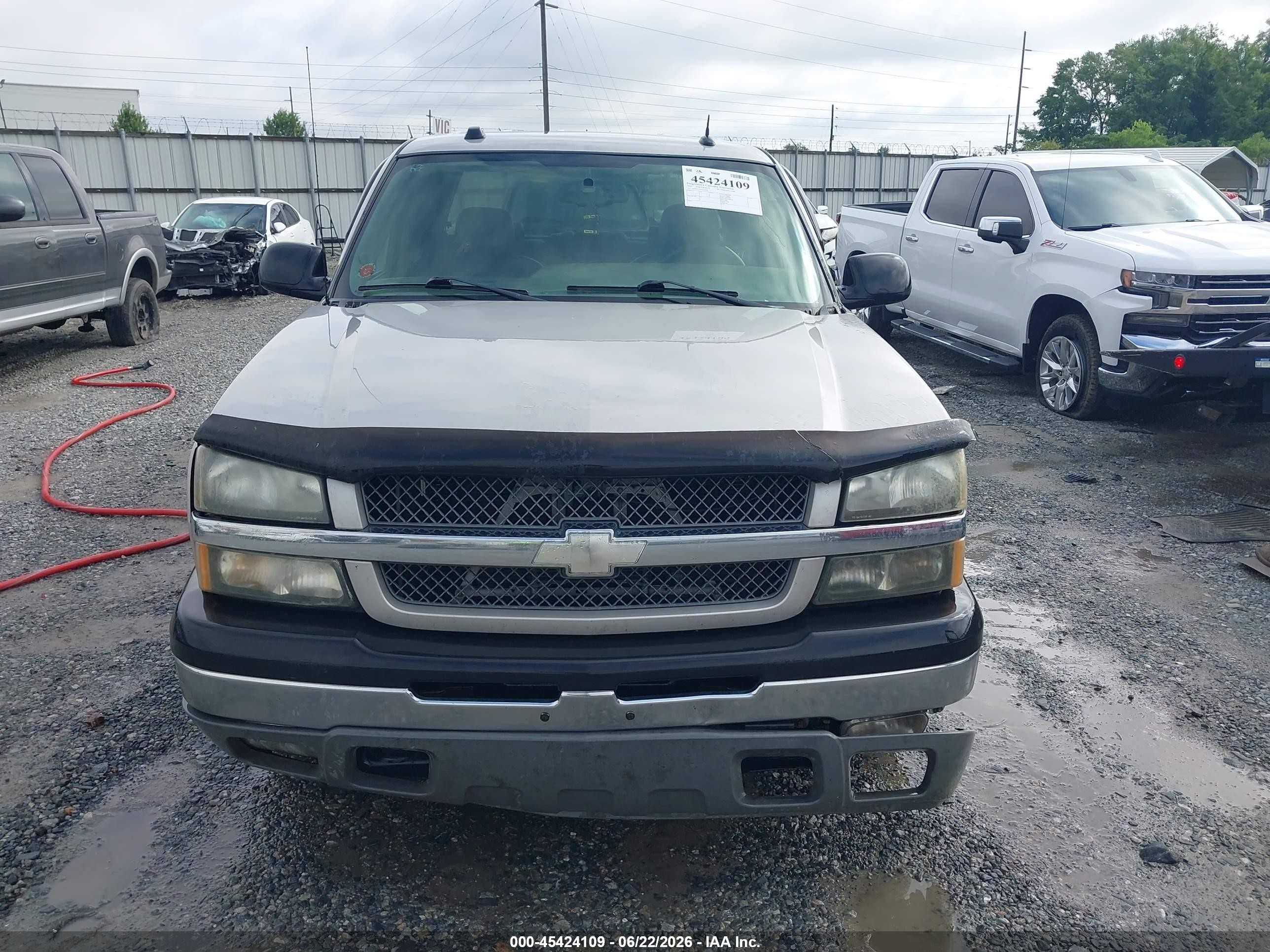 2005 Chevrolet Silverado 1500 Lt Gray vin: 2GCEC13T451310219