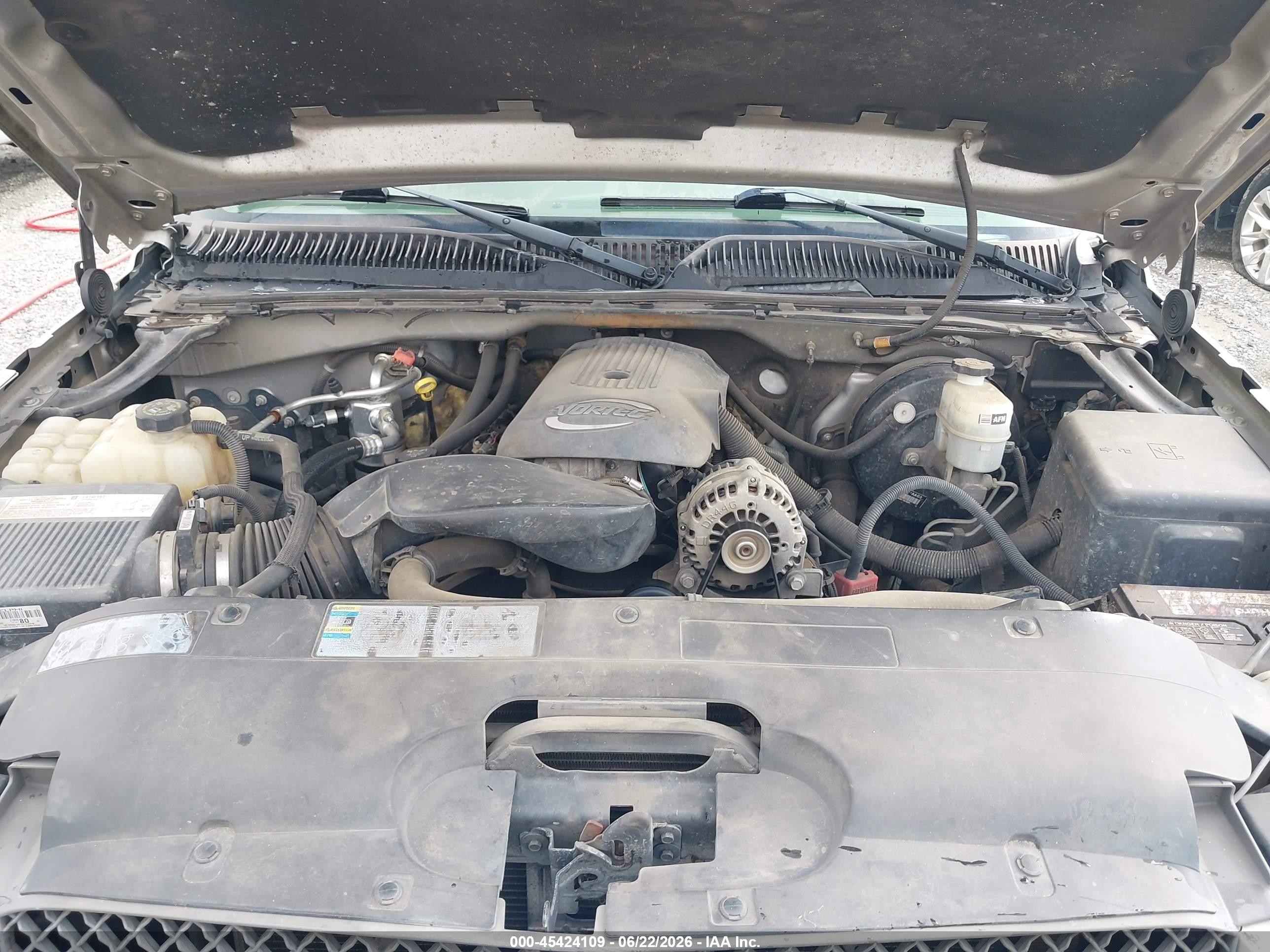 2005 Chevrolet Silverado 1500 Lt Gray vin: 2GCEC13T451310219