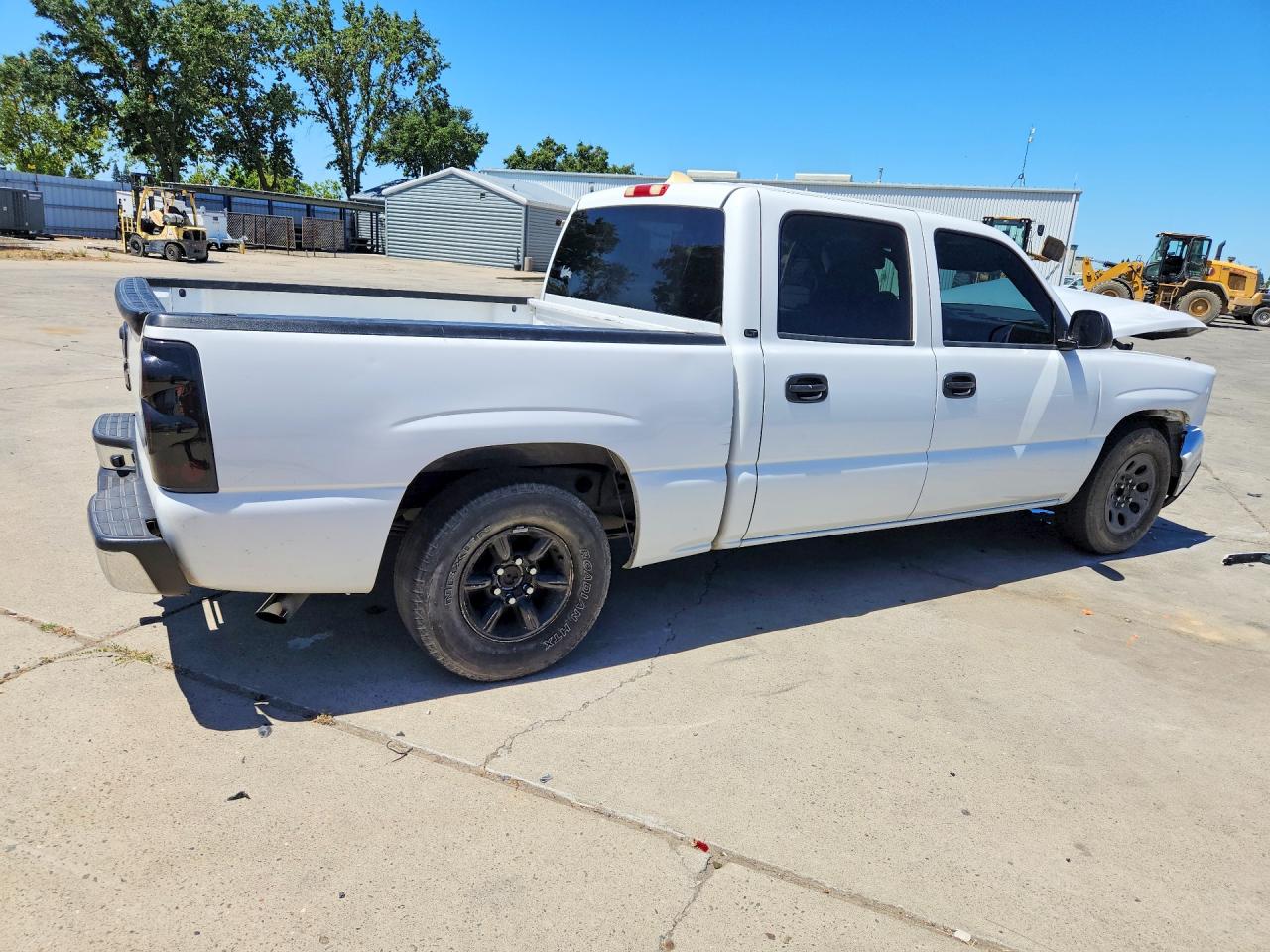 2006 Chevrolet Silverado C1500 White vin: 2GCEC13T461121166