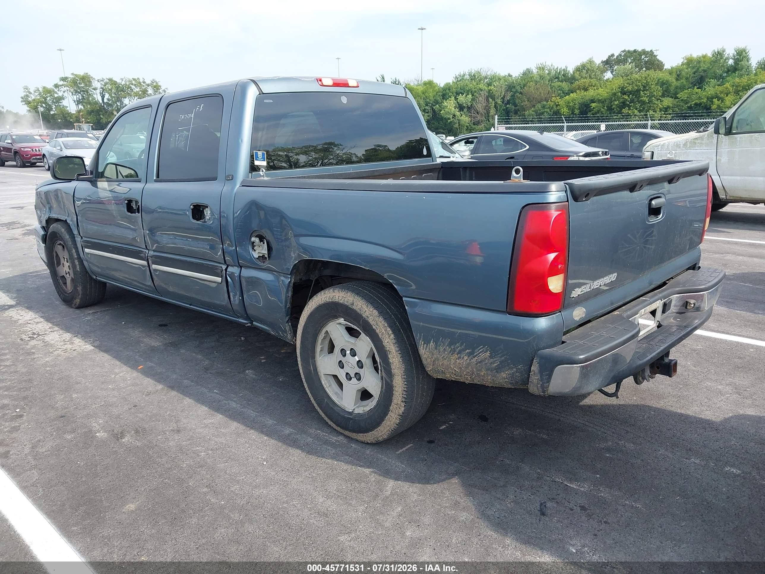 2006 Chevrolet Silverado 1500 Lt1 Blue vin: 2GCEC13T461228282