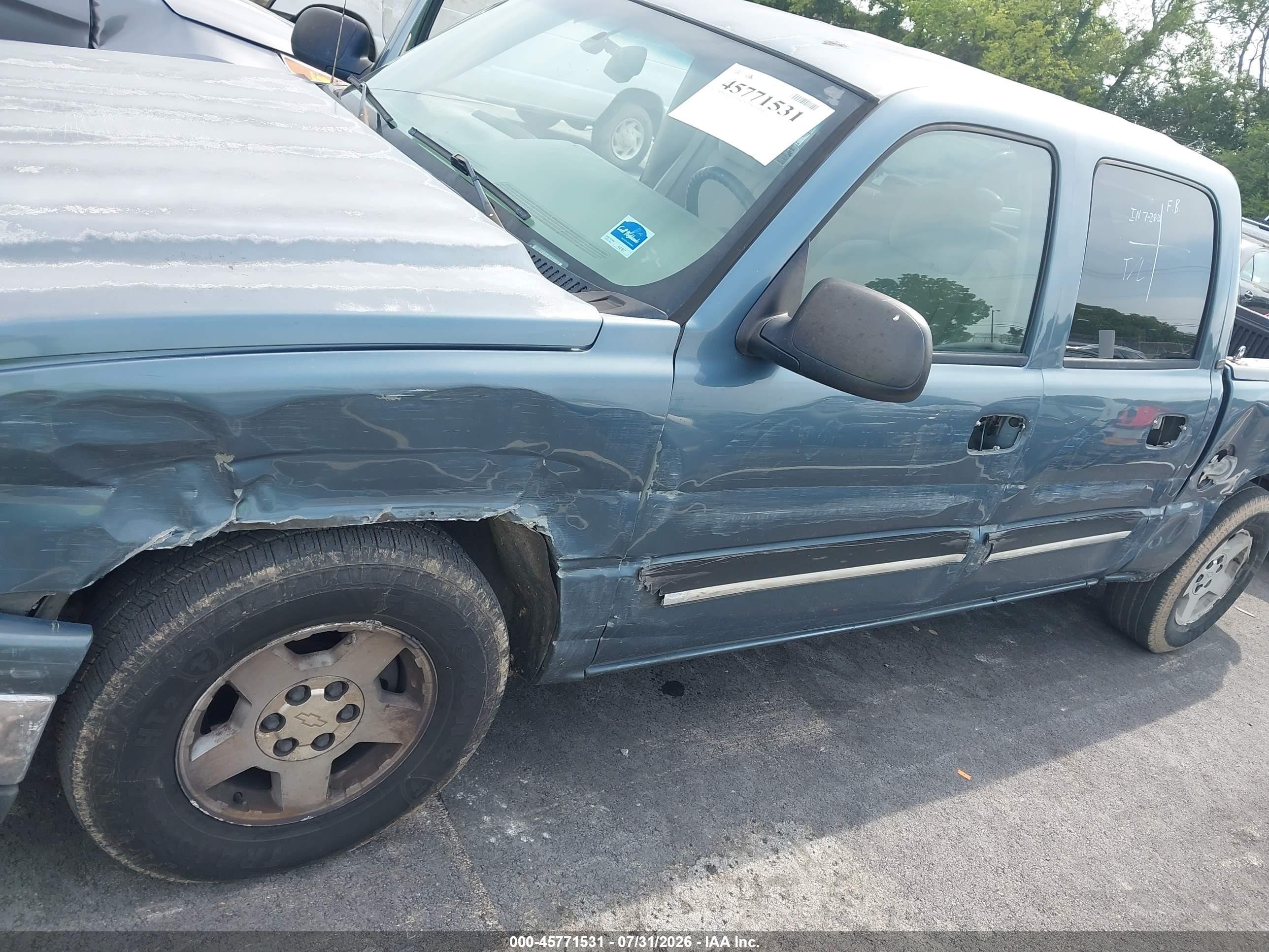 2006 Chevrolet Silverado 1500 Lt1 Blue vin: 2GCEC13T461228282