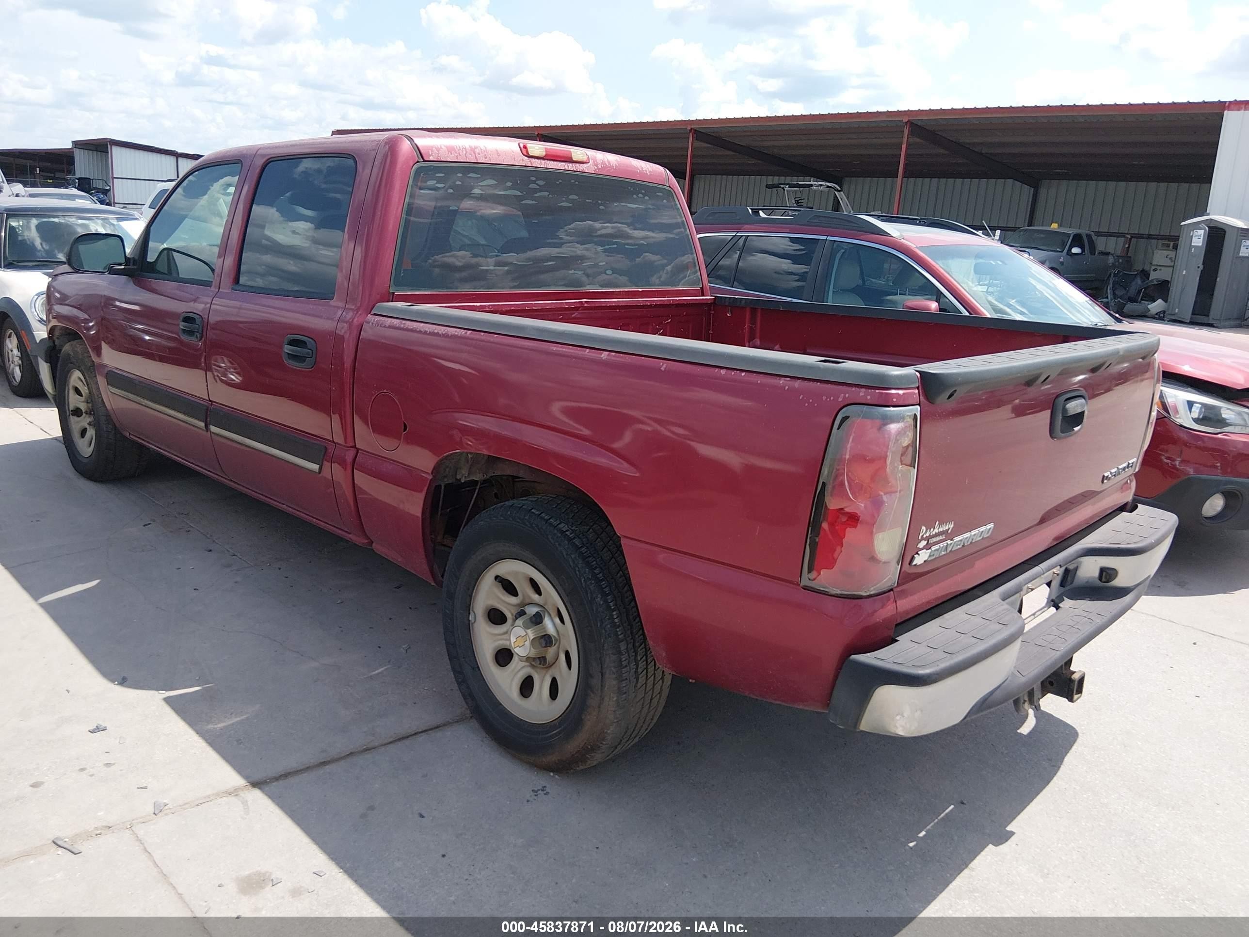 2005 Chevrolet Silverado 1500 Ls Maroon vin: 2GCEC13T551170214