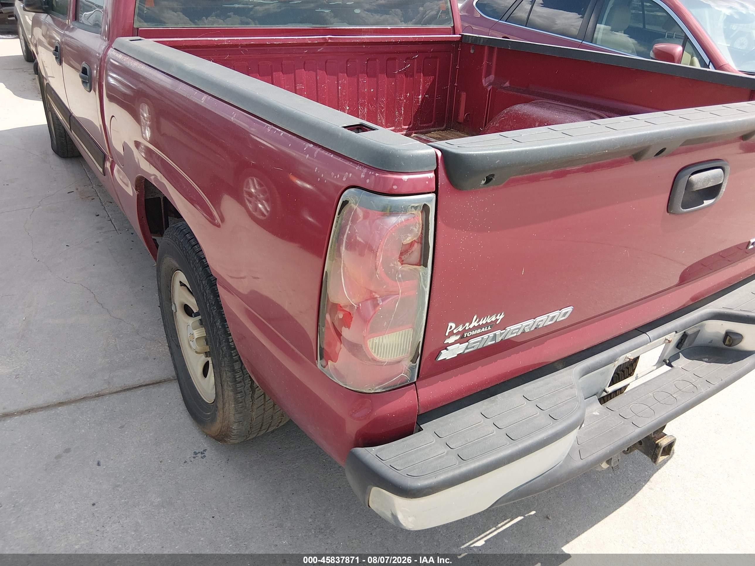 2005 Chevrolet Silverado 1500 Ls Maroon vin: 2GCEC13T551170214