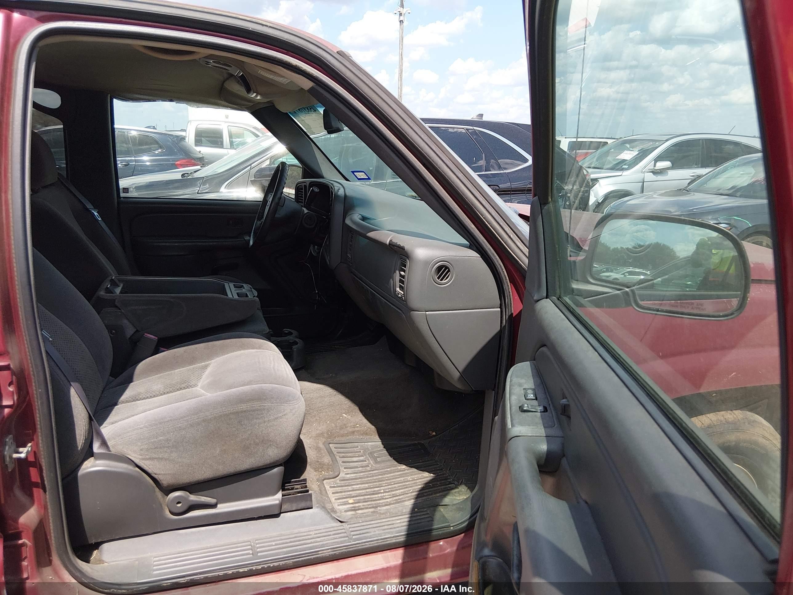 2005 Chevrolet Silverado 1500 Ls Maroon vin: 2GCEC13T551170214
