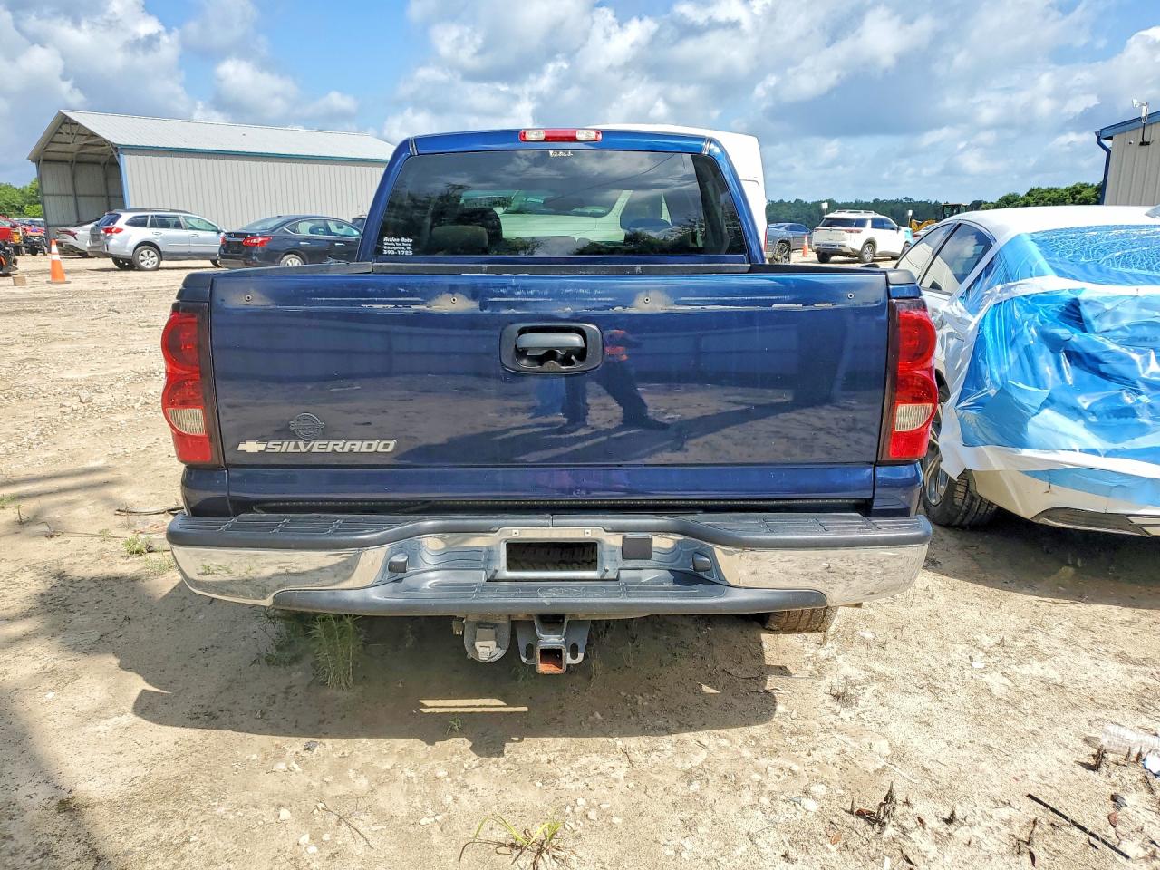 2006 Chevrolet Silverado C1500 Blue vin: 2GCEC13T561194885