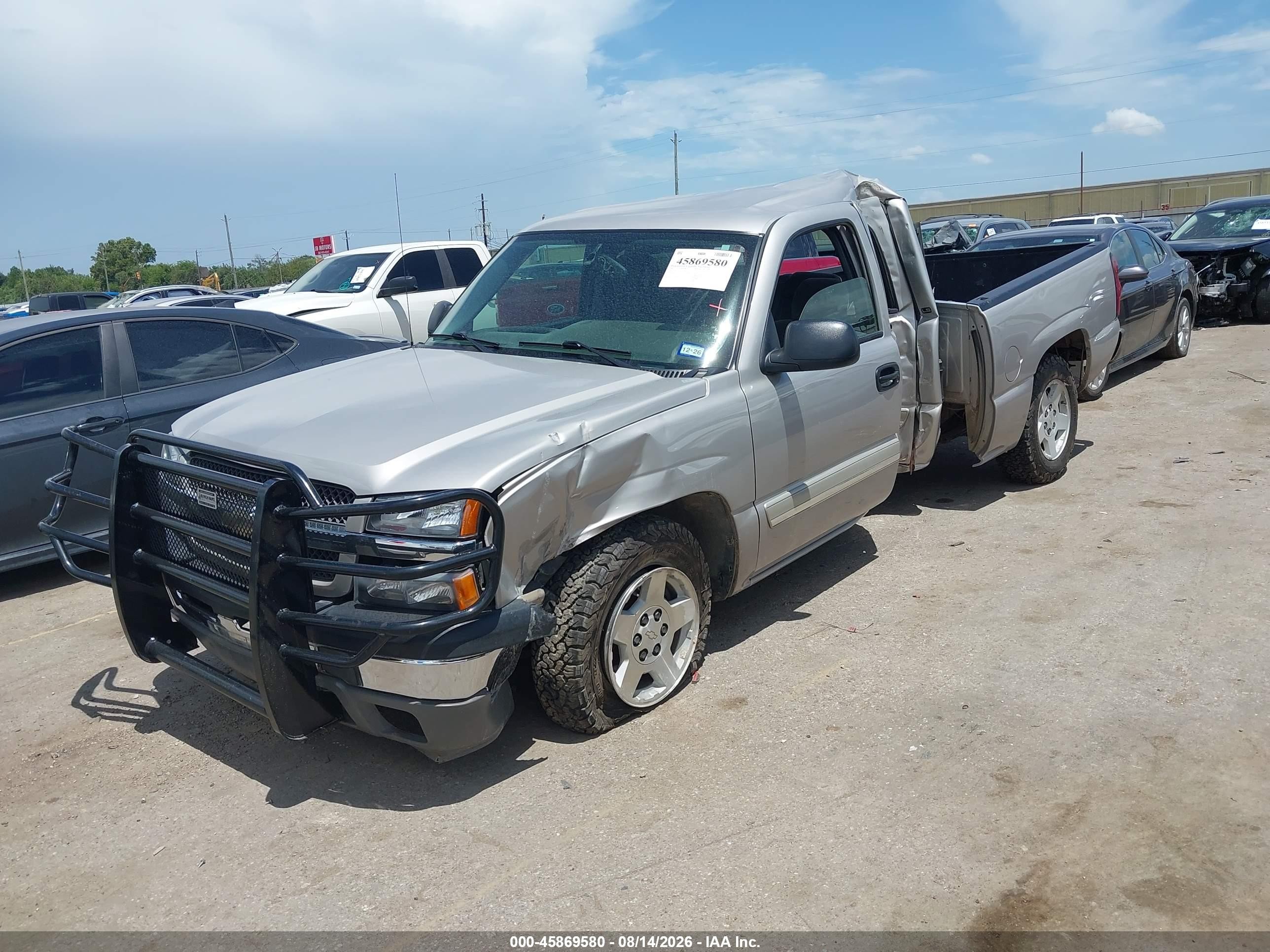 2005 Chevrolet Silverado 1500 Ls Beige vin: 2GCEC13T651103976