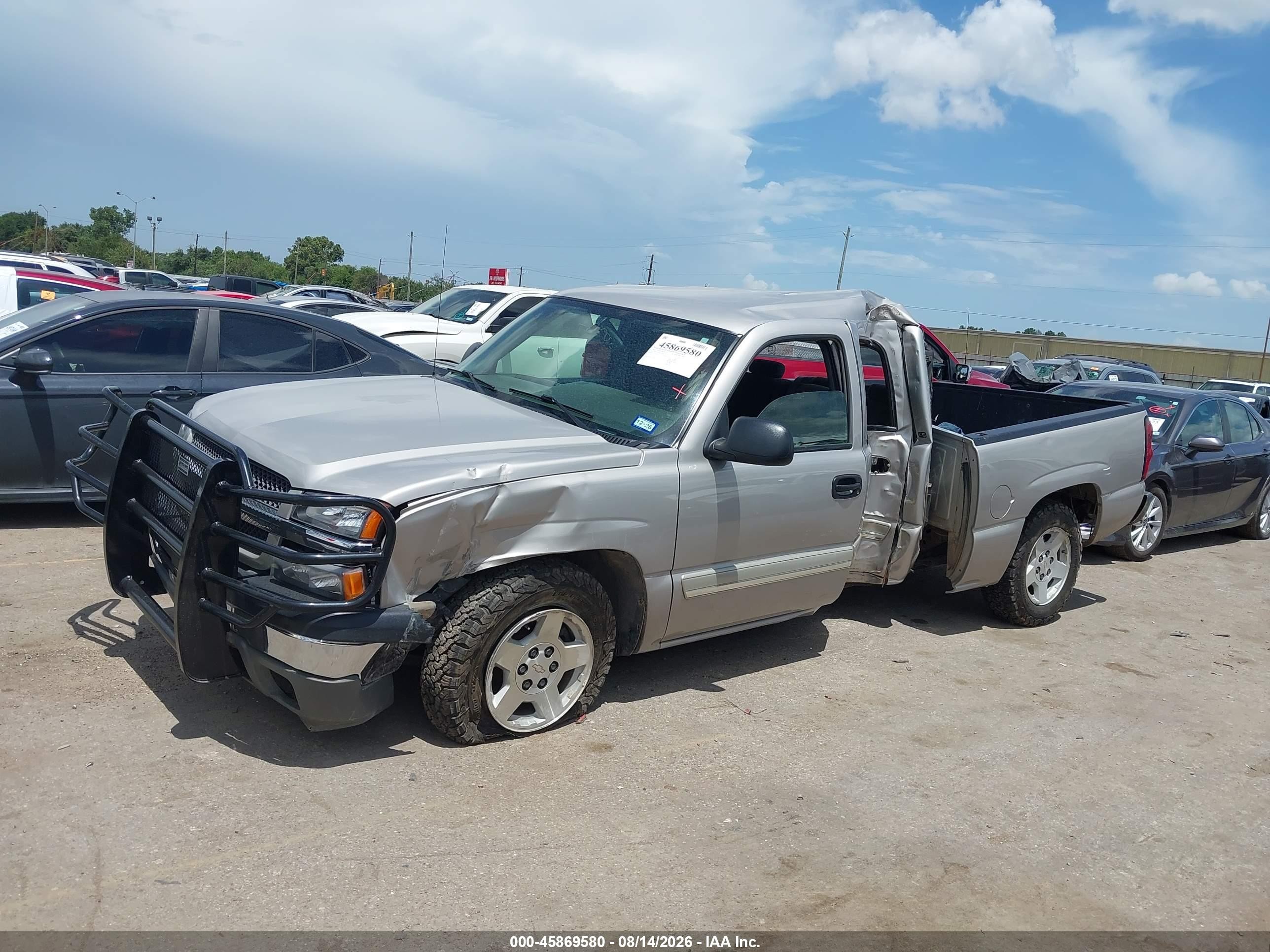 2005 Chevrolet Silverado 1500 Ls Beige vin: 2GCEC13T651103976