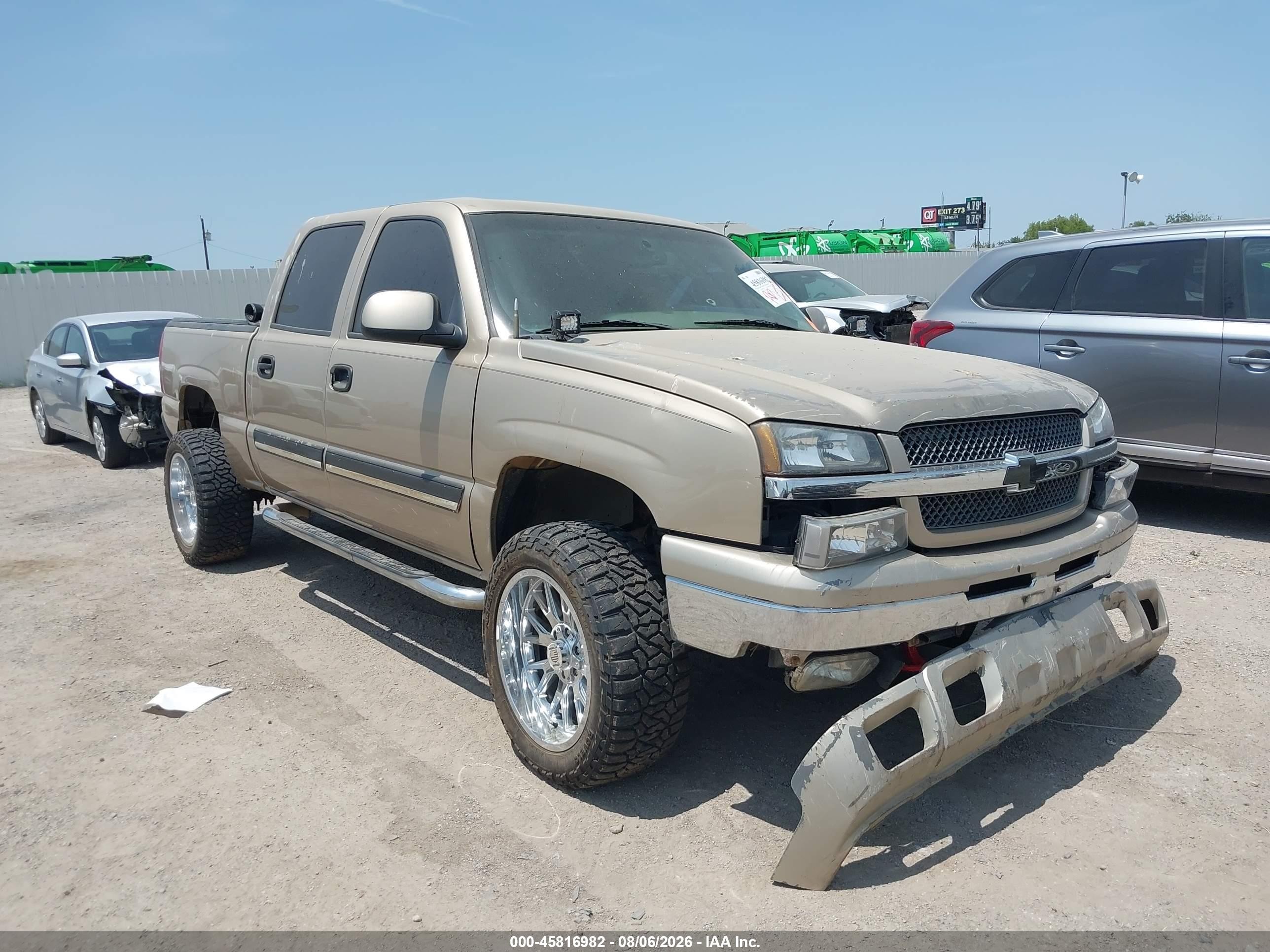 2005 Chevrolet Silverado 1500 Ls Gold vin: 2GCEC13T651136427