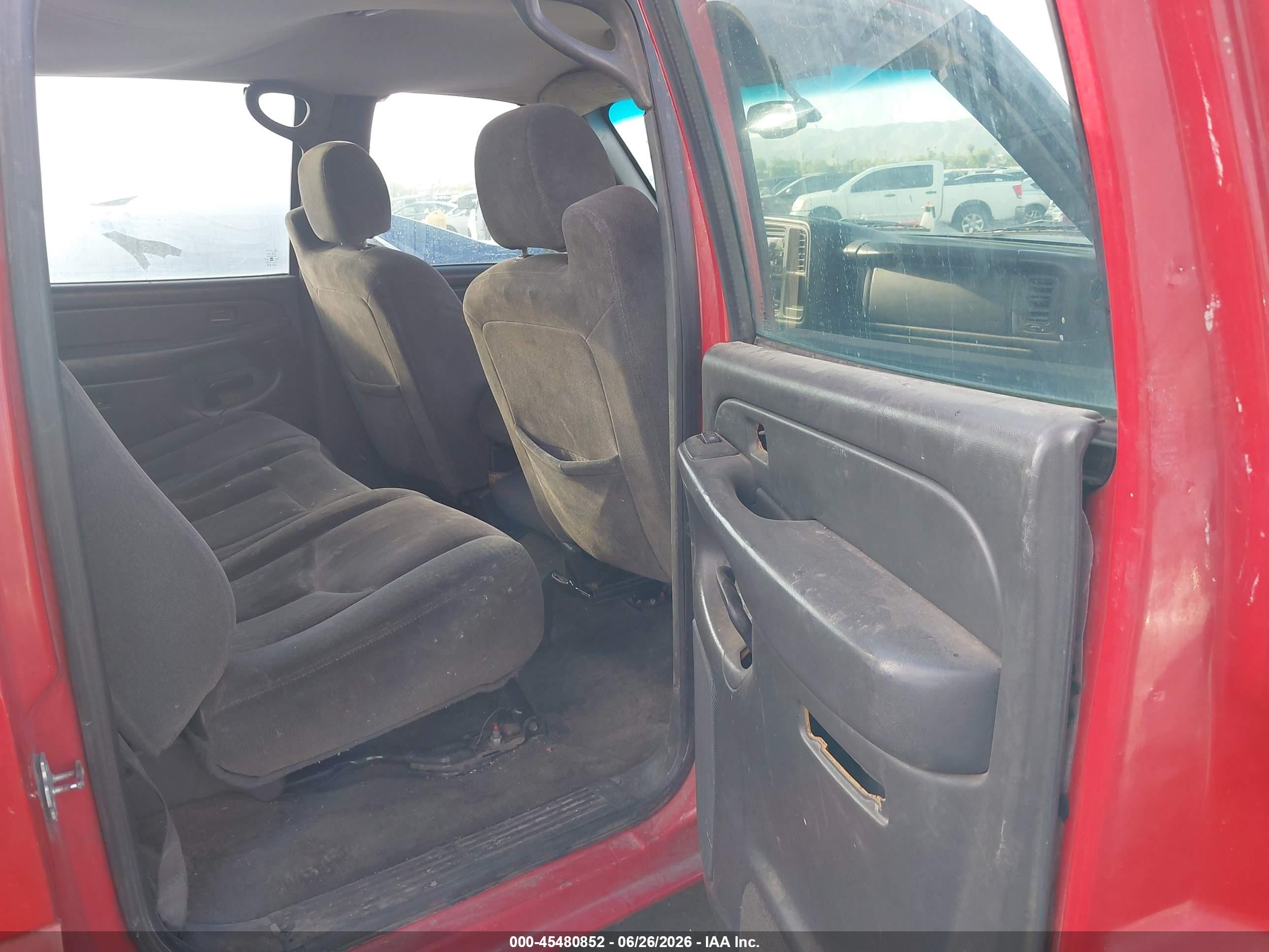 2005 Chevrolet Silverado 1500 Ls Red vin: 2GCEC13T651211062