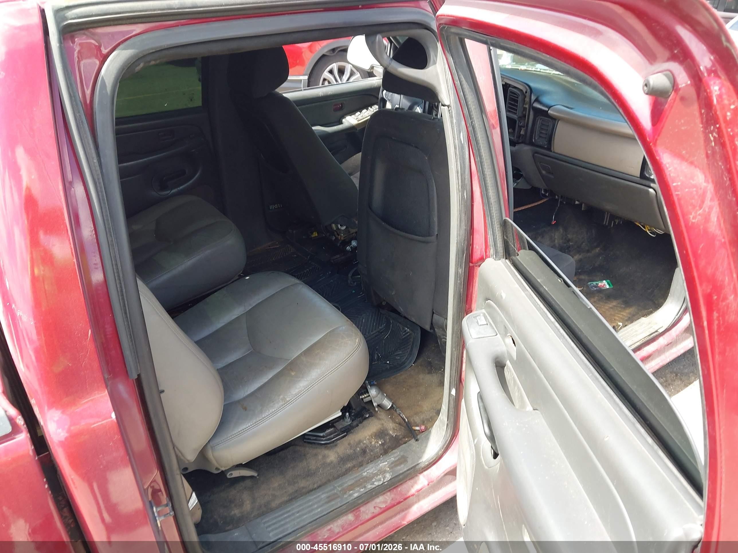 2005 Chevrolet Silverado 1500 Ls Red vin: 2GCEC13T651372351