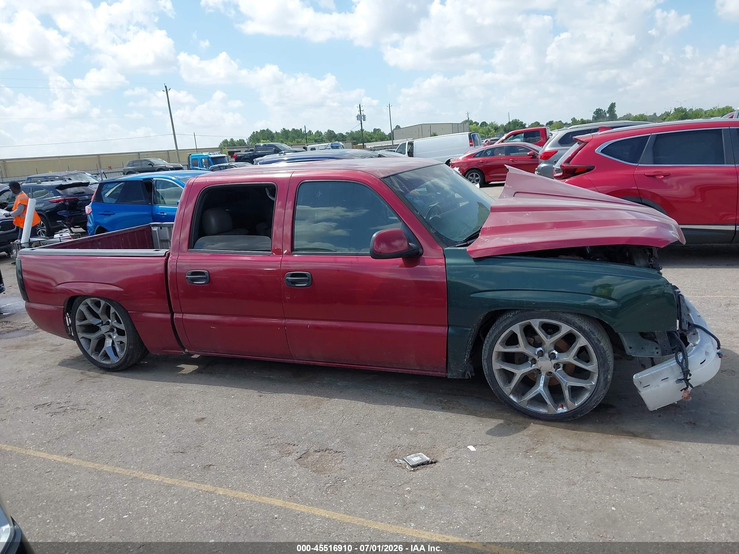 2005 Chevrolet Silverado 1500 Ls Red vin: 2GCEC13T651372351