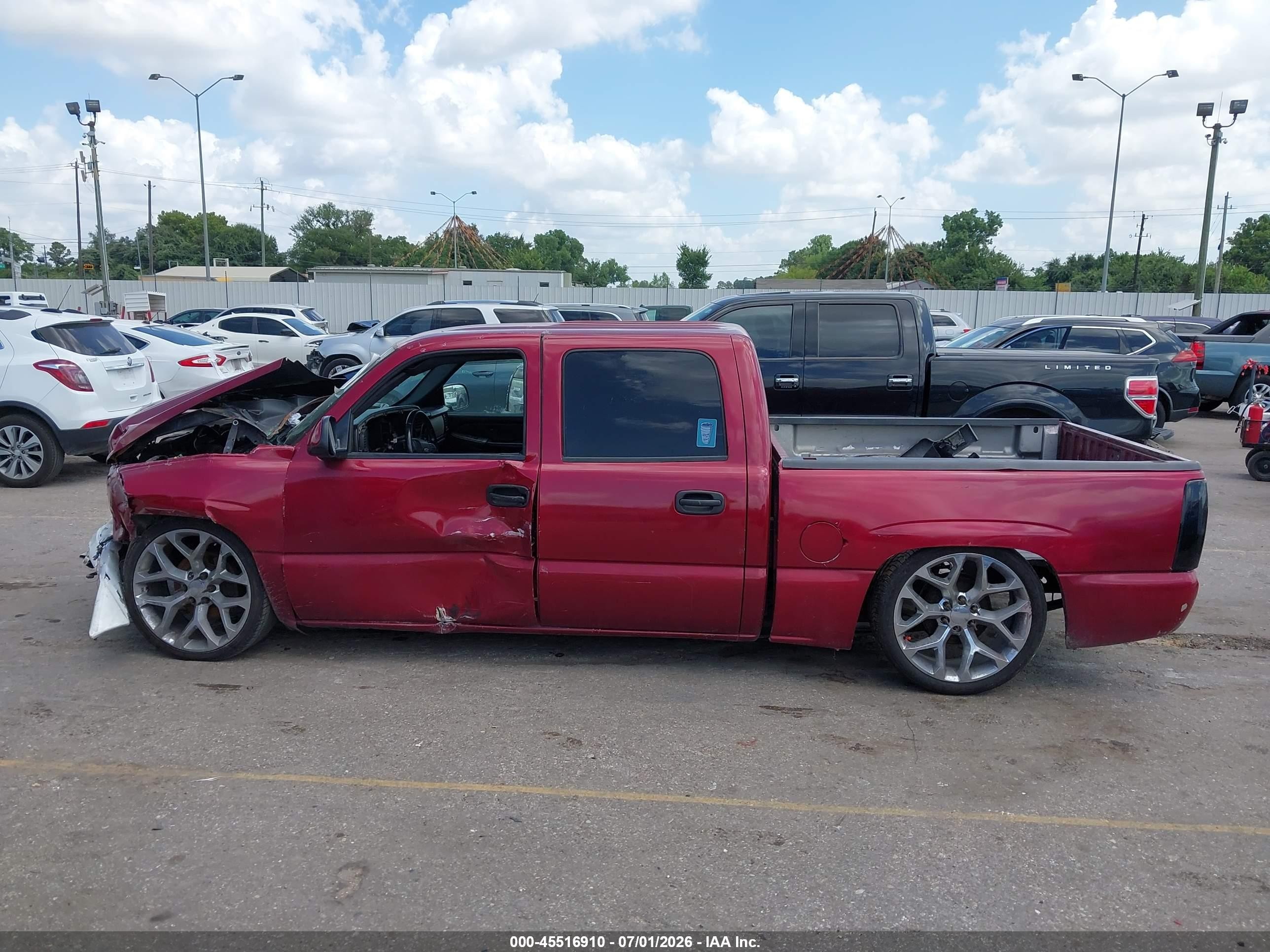 2005 Chevrolet Silverado 1500 Ls Red vin: 2GCEC13T651372351