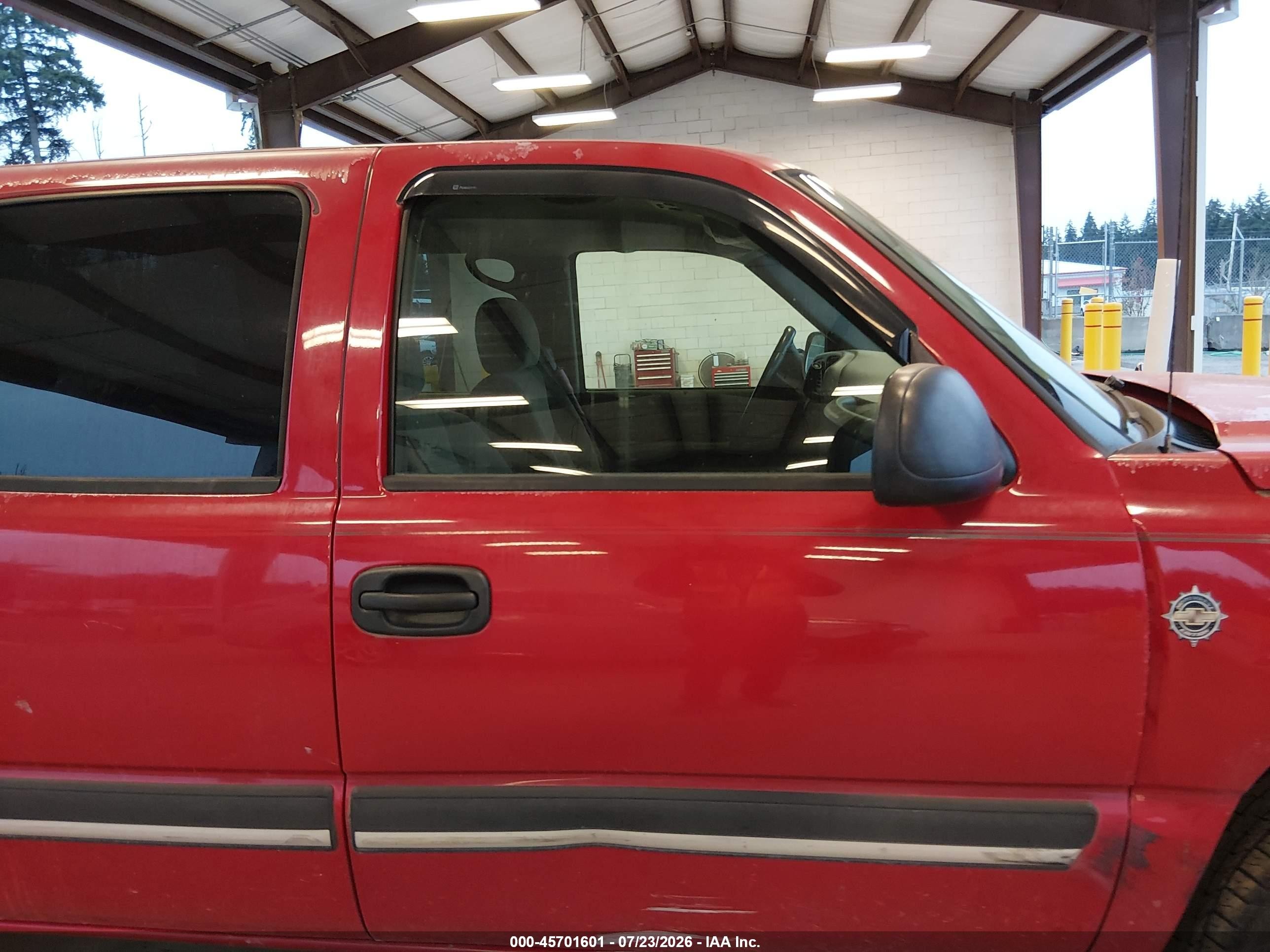 2004 Chevrolet Silverado 1500 Ls Red vin: 2GCEC13T741329619