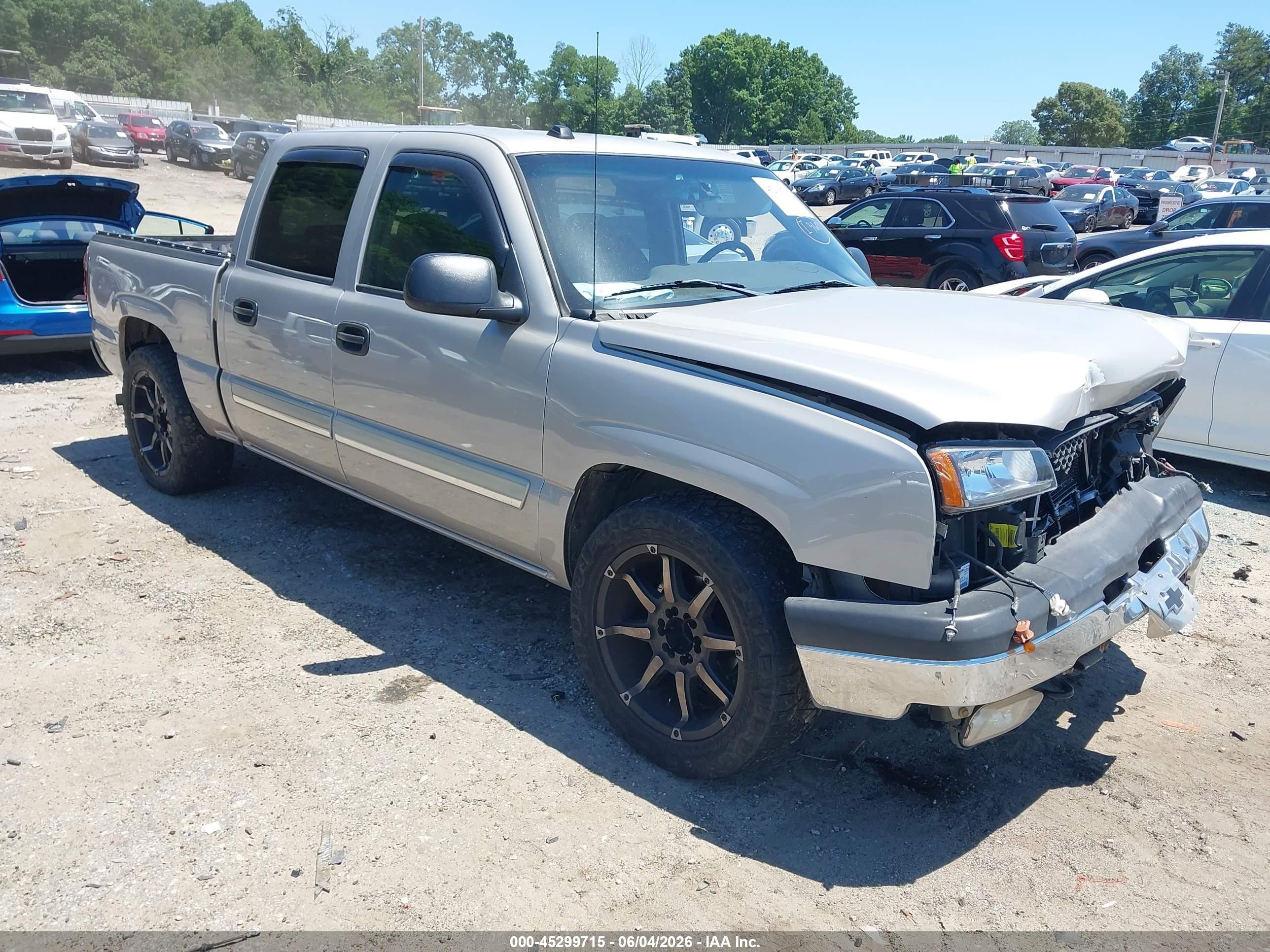 2004 Chevrolet Silverado 1500 Ls Gray vin: 2GCEC13T741362281