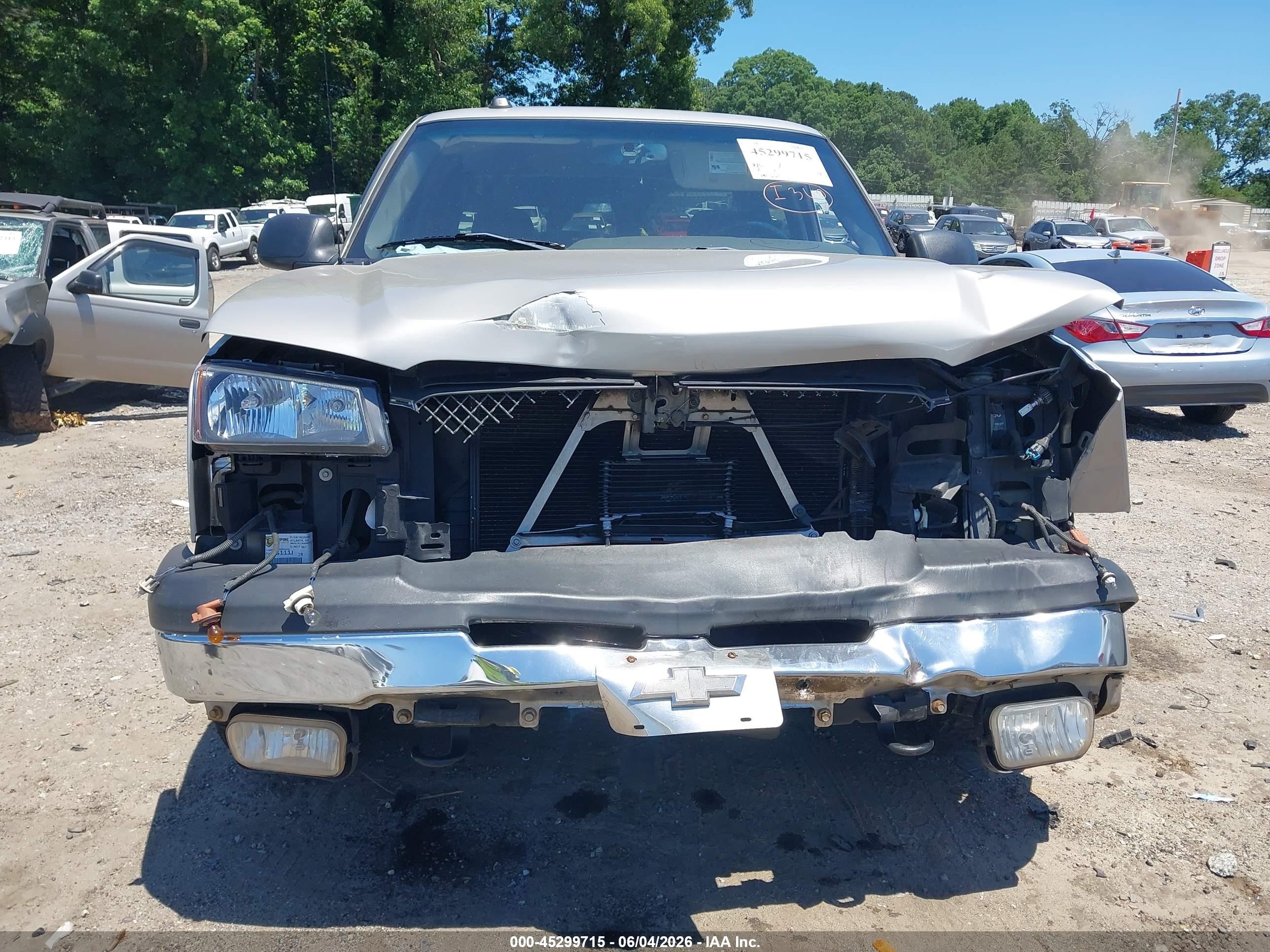 2004 Chevrolet Silverado 1500 Ls Gray vin: 2GCEC13T741362281