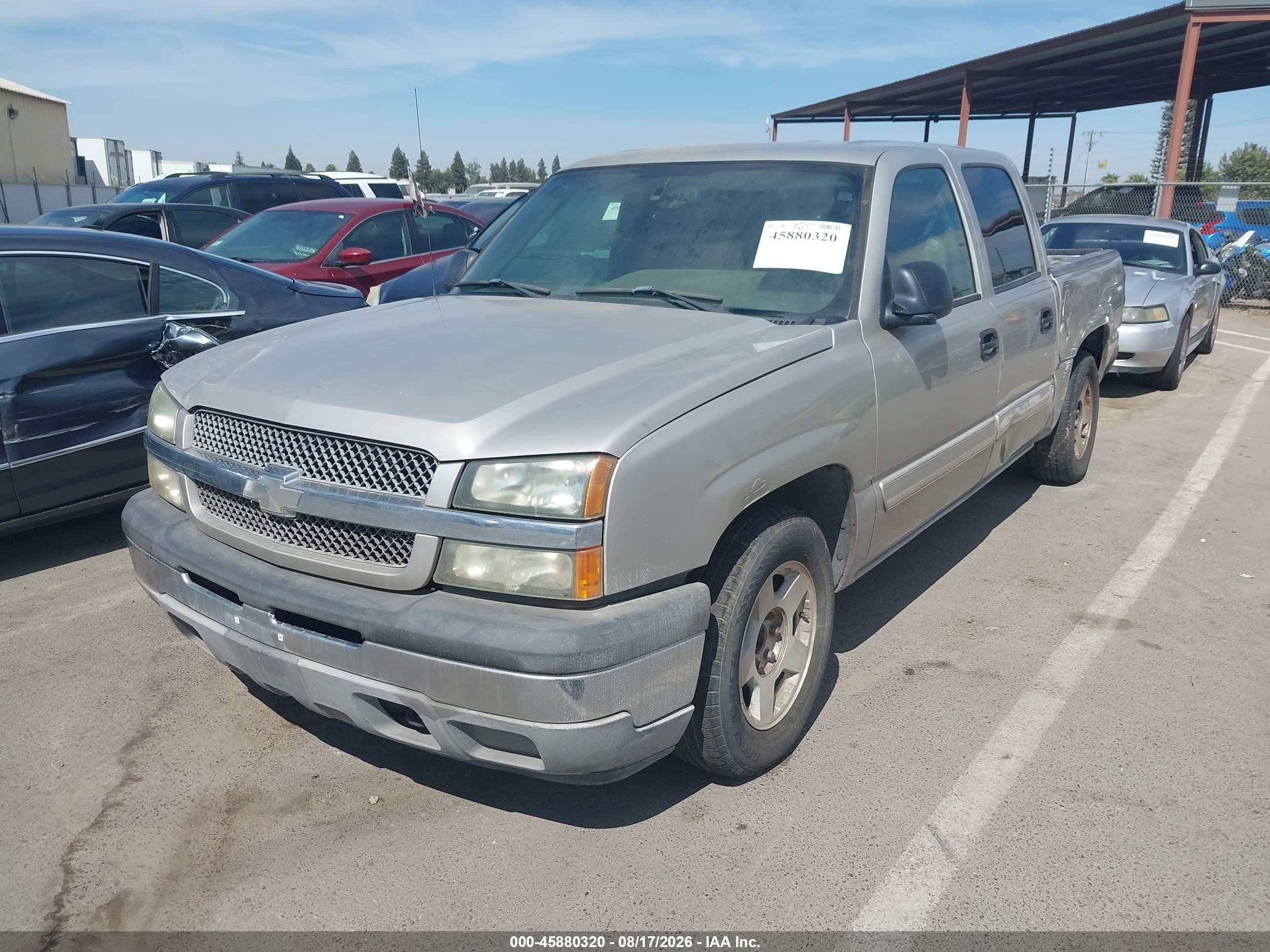 2005 Chevrolet Silverado 1500 Ls Beige vin: 2GCEC13T751228744