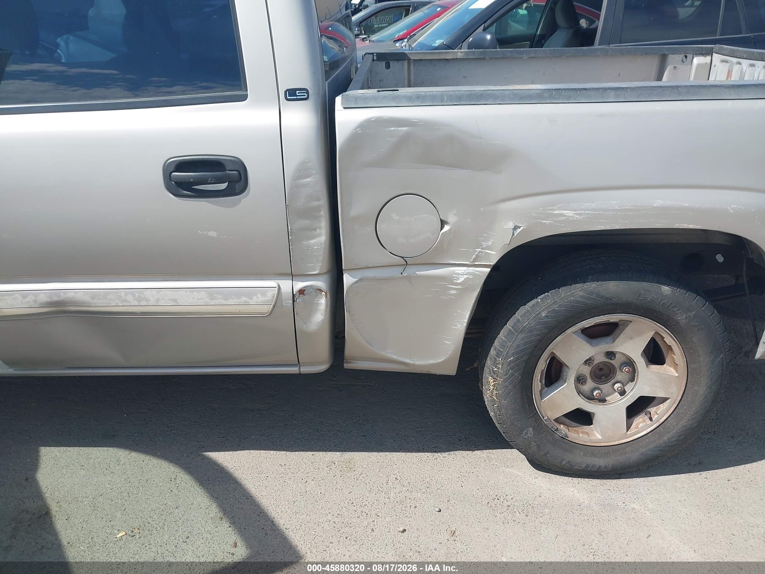 2005 Chevrolet Silverado 1500 Ls Beige vin: 2GCEC13T751228744