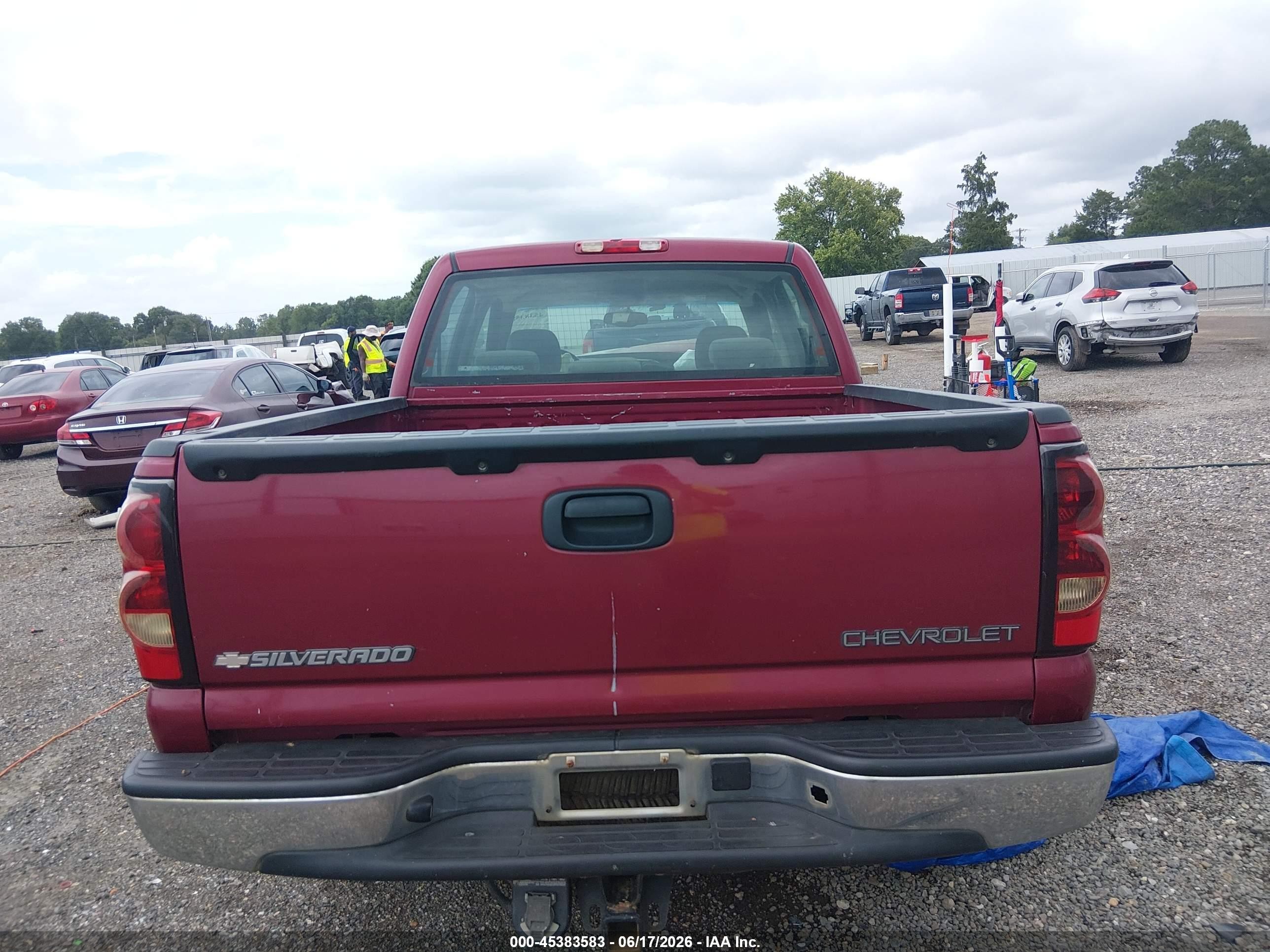 2005 Chevrolet Silverado 1500 Ls Red vin: 2GCEC13T751391796