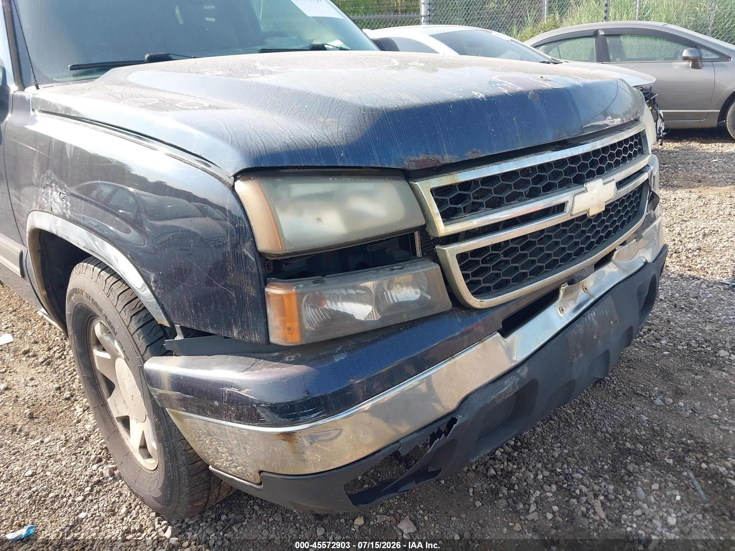 2006 Chevrolet Silverado 1500 Lt1 Blue vin: 2GCEC13T761178607