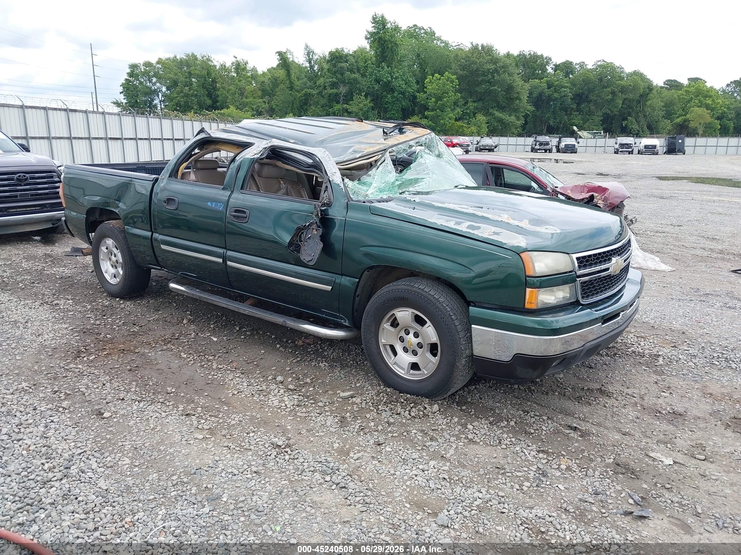 2006 Chevrolet Silverado 1500 Lt3 Green vin: 2GCEC13T761204591