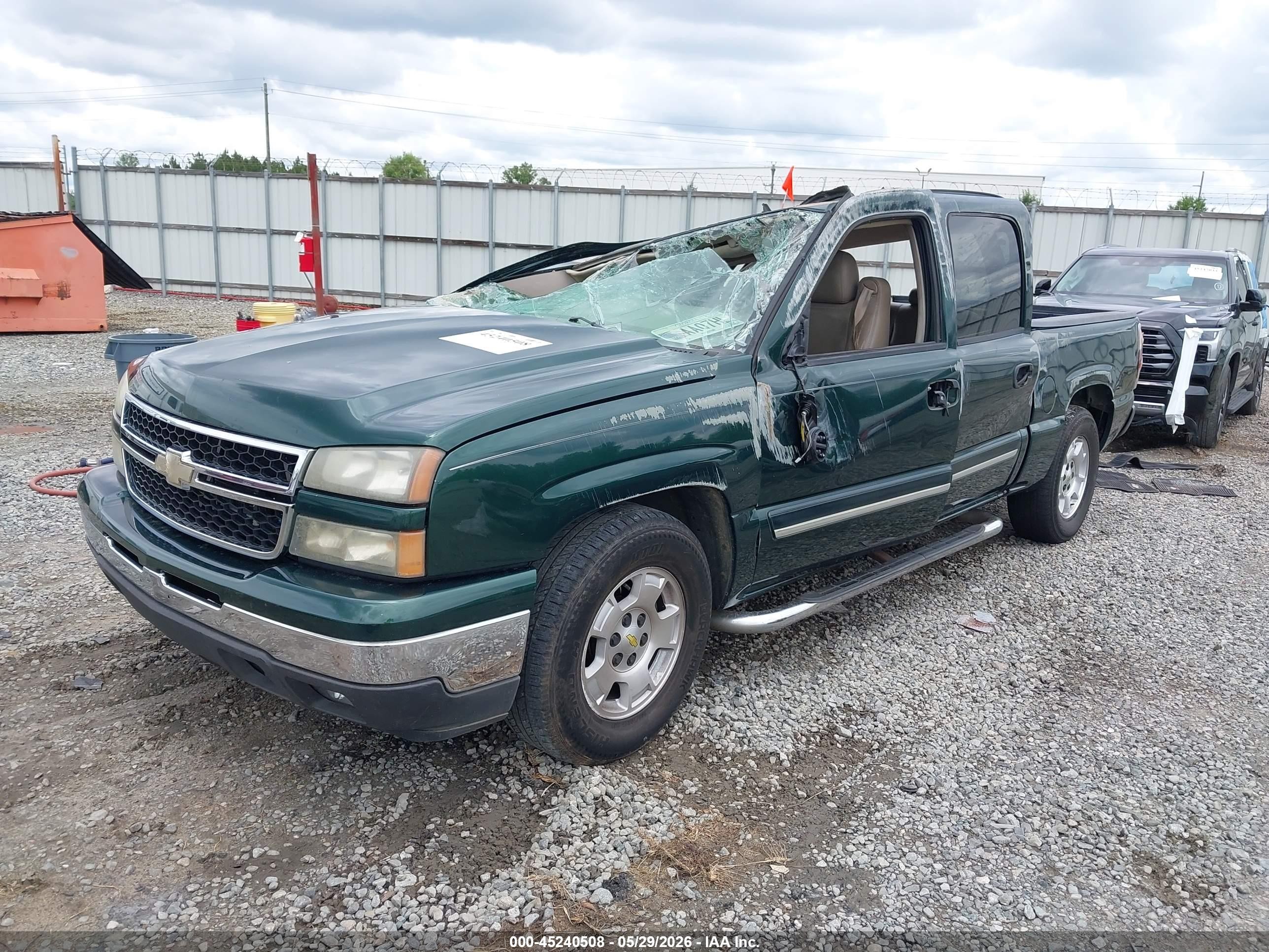 2006 Chevrolet Silverado 1500 Lt3 Green vin: 2GCEC13T761204591