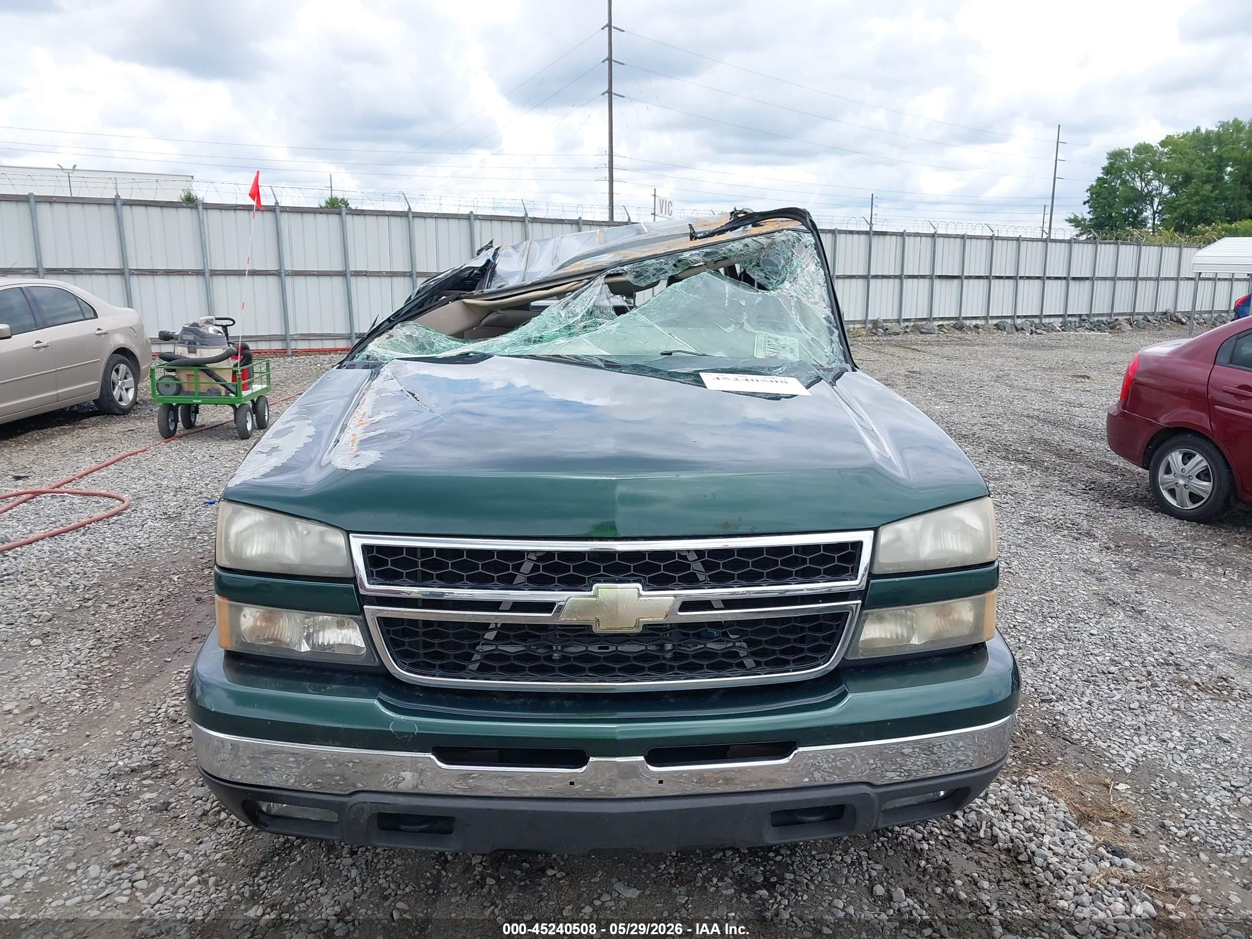 2006 Chevrolet Silverado 1500 Lt3 Green vin: 2GCEC13T761204591