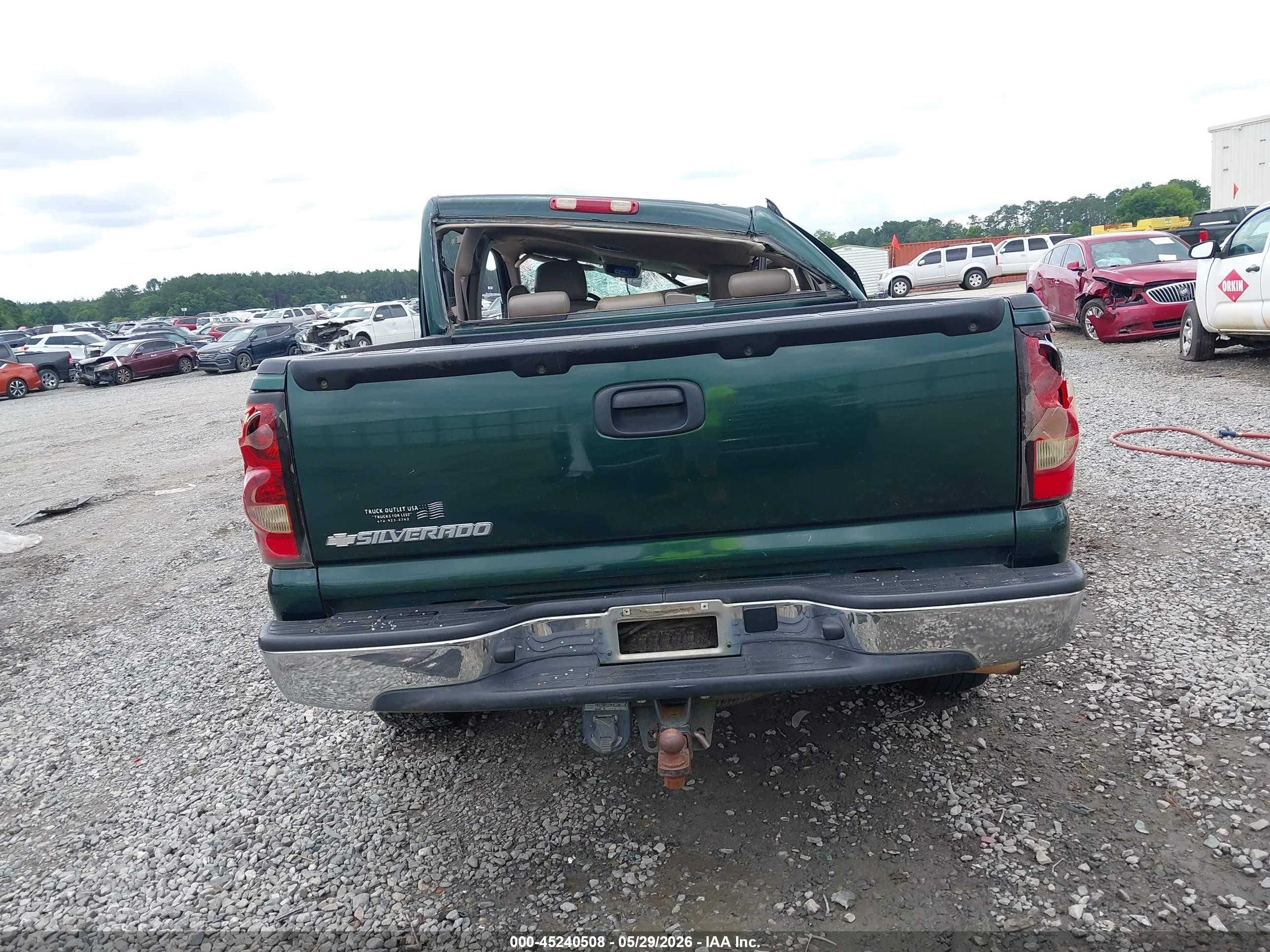 2006 Chevrolet Silverado 1500 Lt3 Green vin: 2GCEC13T761204591