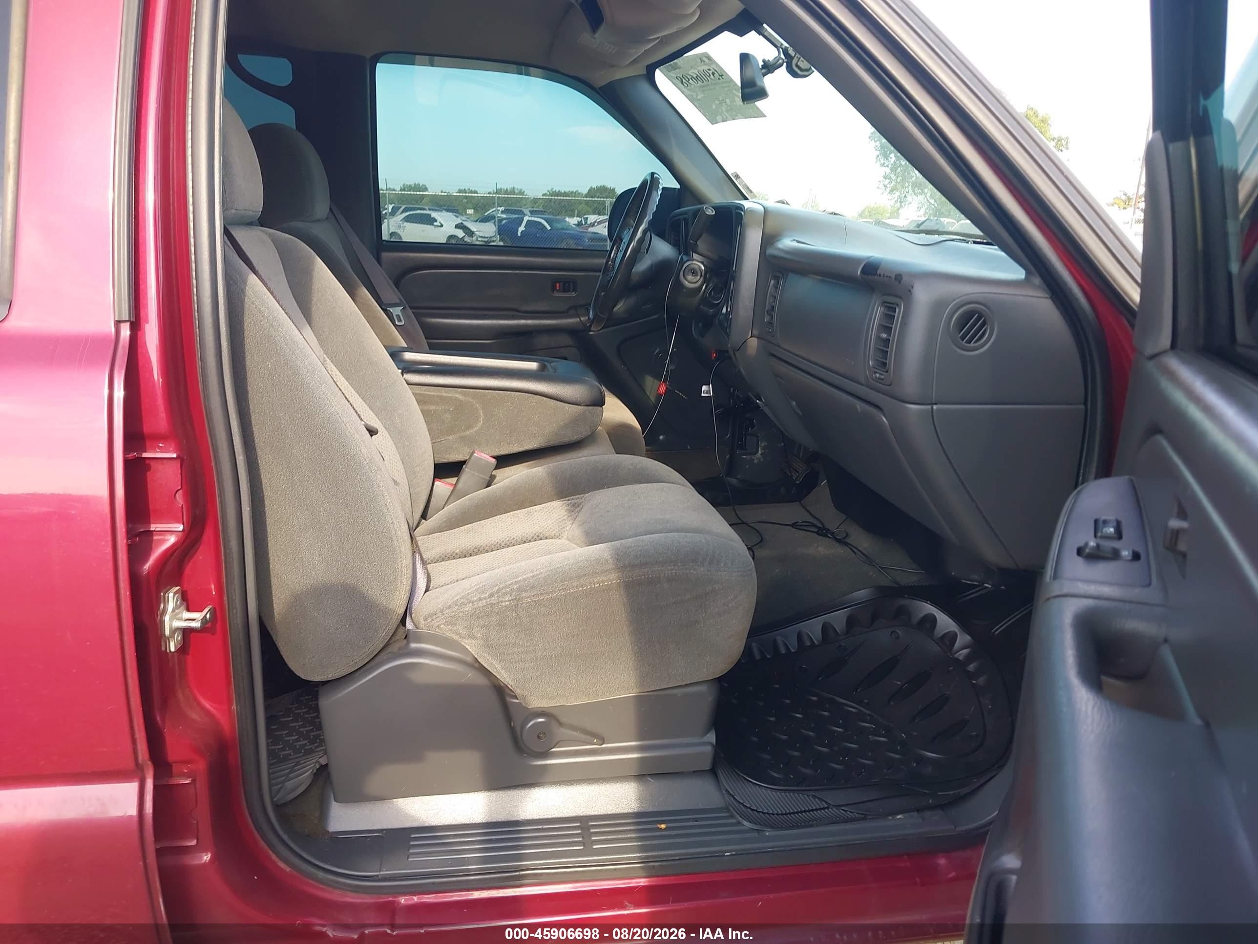 2004 Chevrolet Silverado 1500 Ls Maroon vin: 2GCEC13T841356618