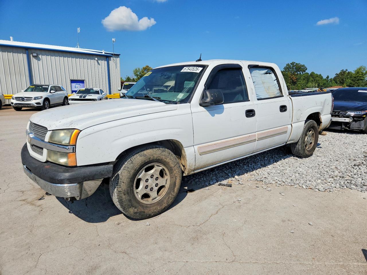 2004 Chevrolet Silverado C1500 White vin: 2GCEC13T841379140