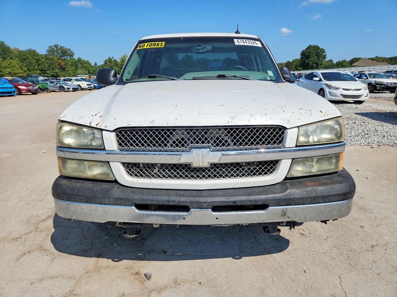 2004 Chevrolet Silverado C1500 White vin: 2GCEC13T841379140