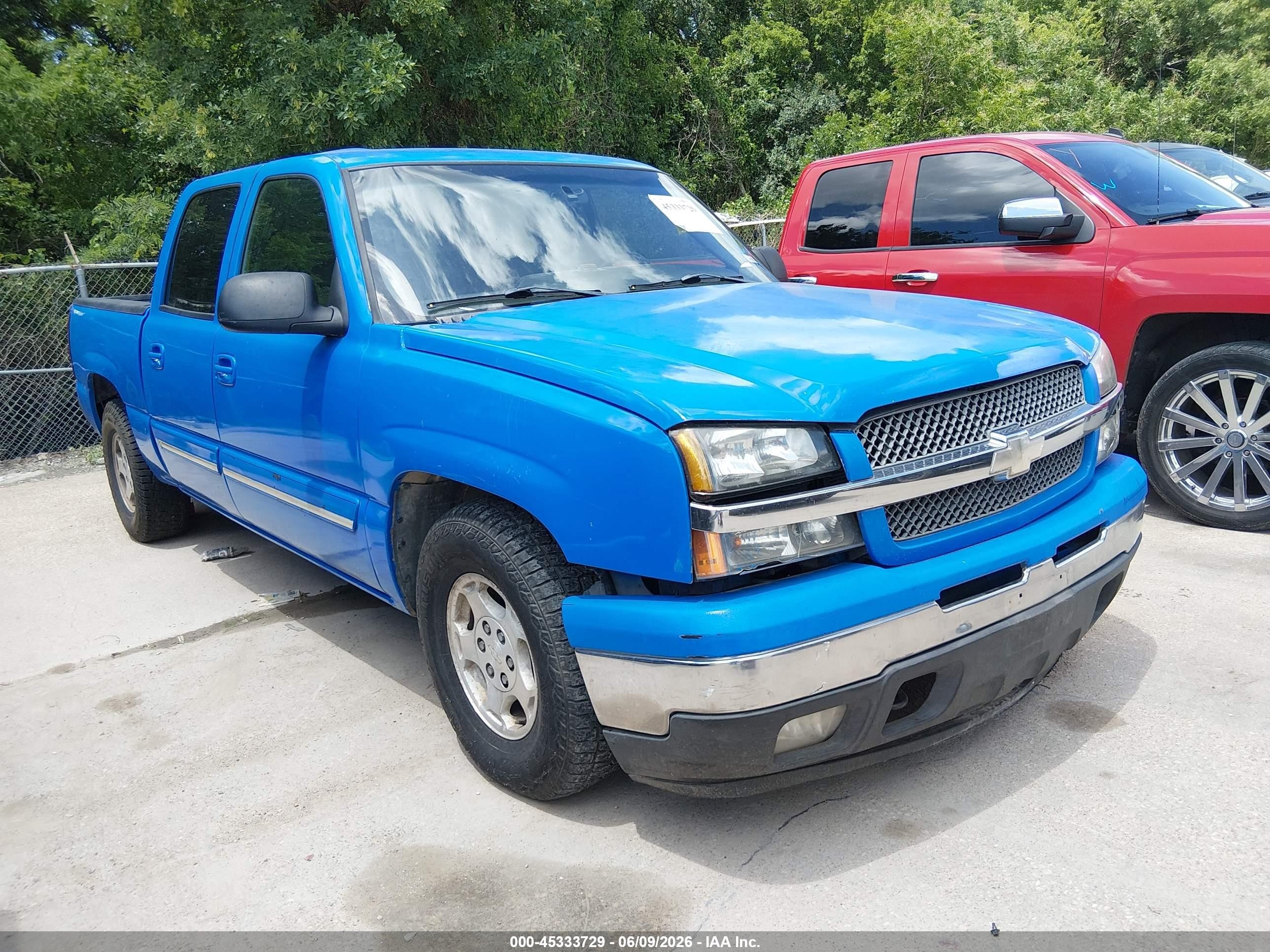 2004 Chevrolet Silverado 1500 Ls Blue vin: 2GCEC13T841421144