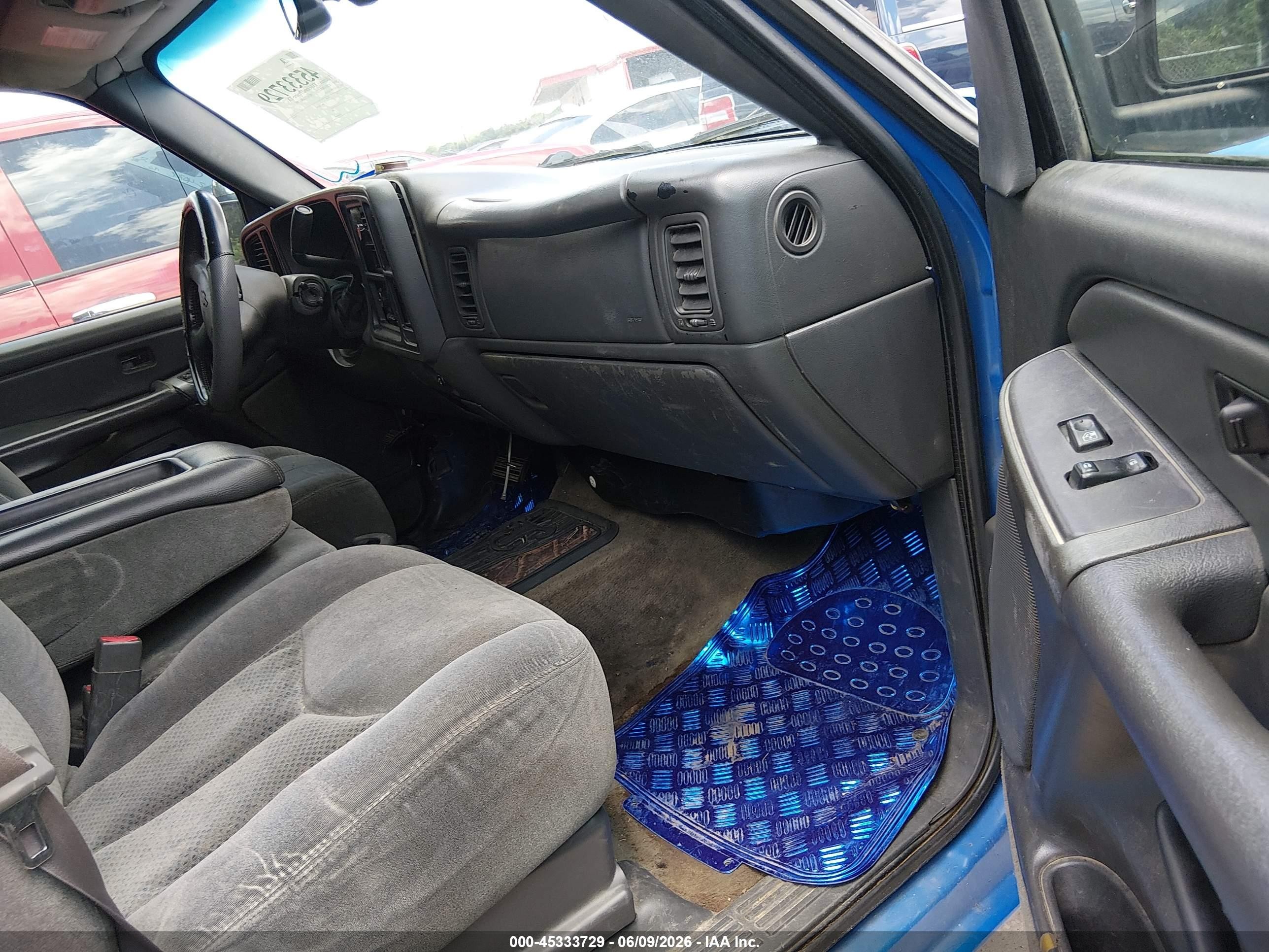 2004 Chevrolet Silverado 1500 Ls Blue vin: 2GCEC13T841421144