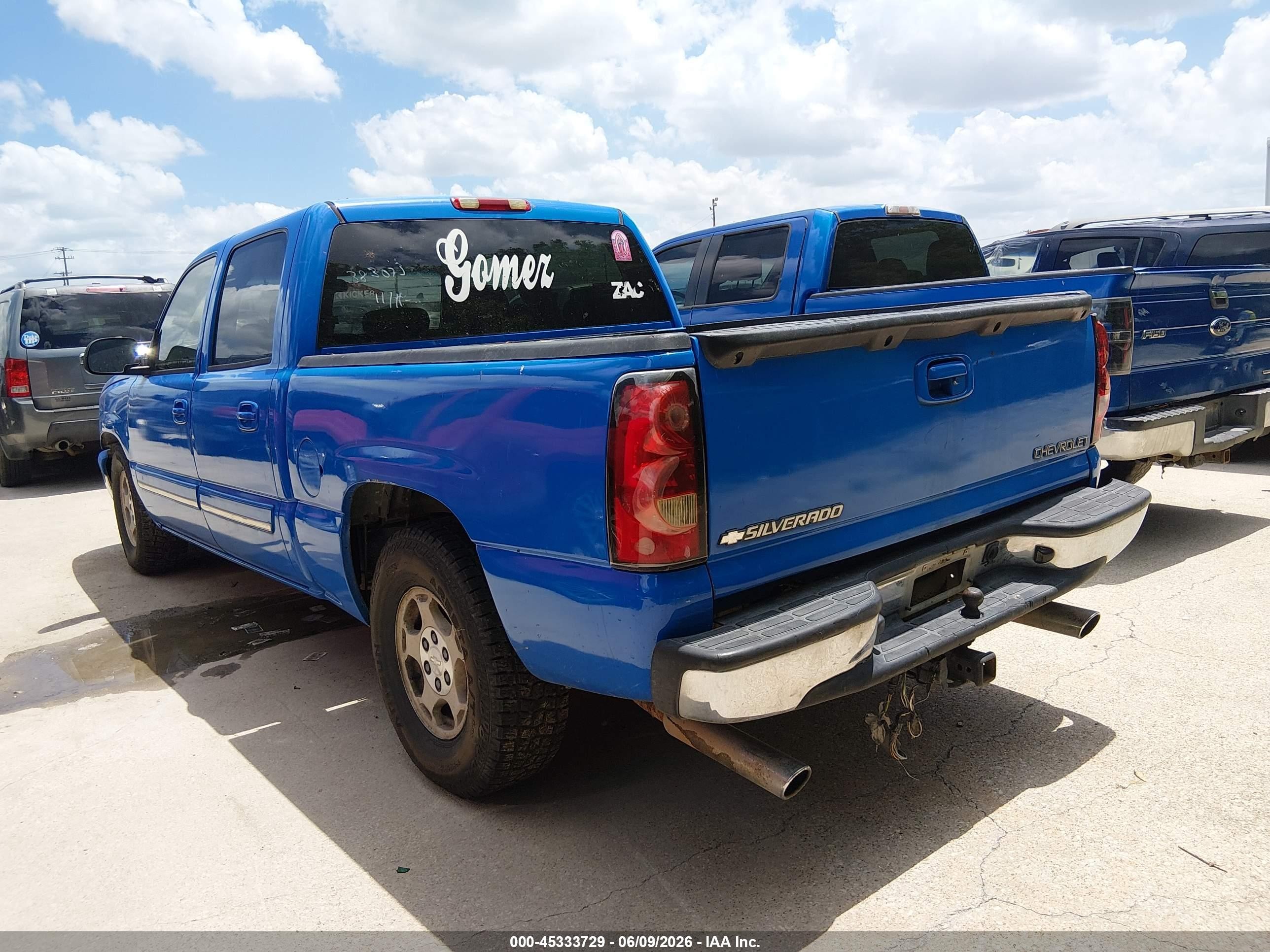 2004 Chevrolet Silverado 1500 Ls Blue vin: 2GCEC13T841421144