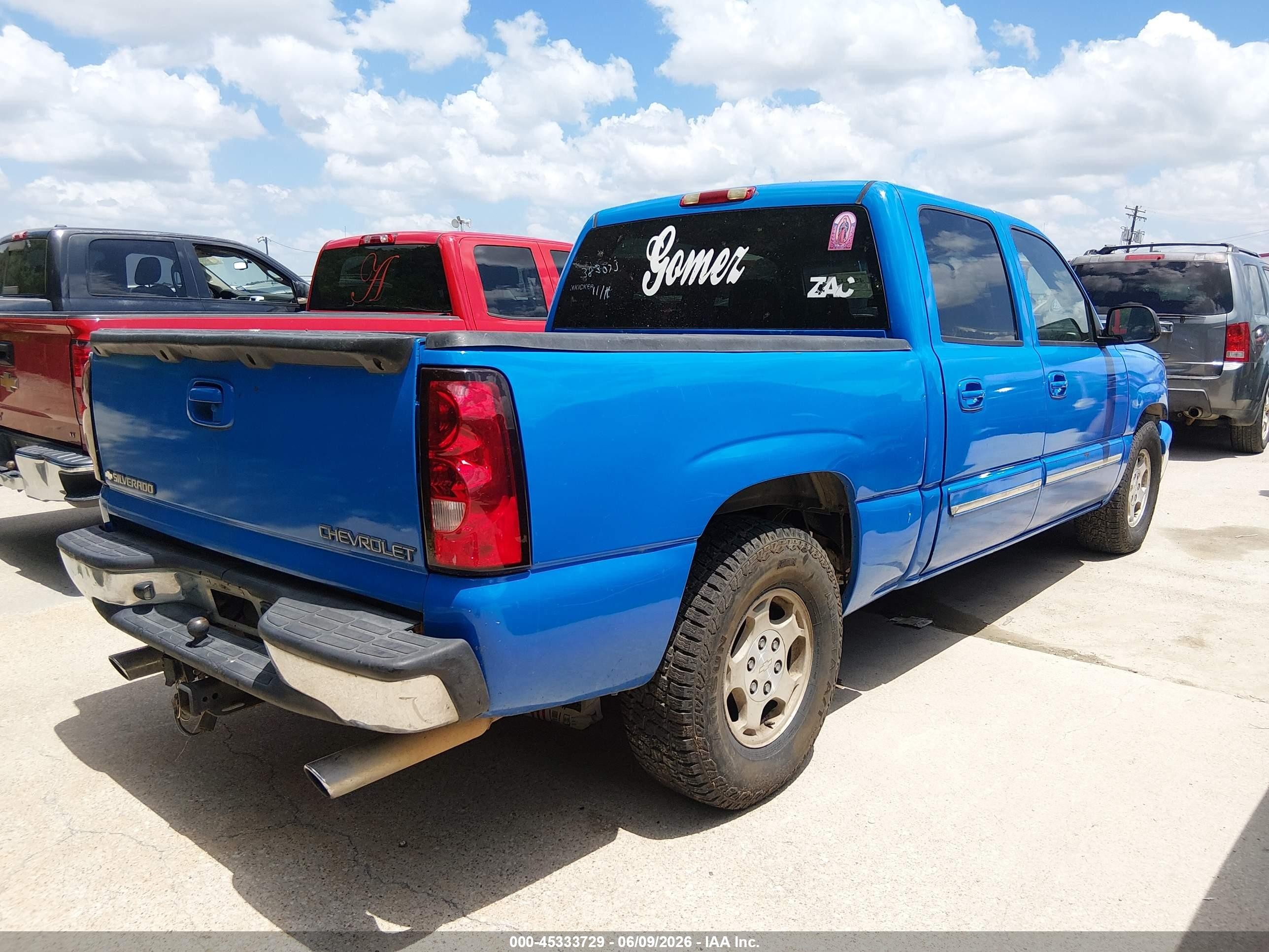 2004 Chevrolet Silverado 1500 Ls Blue vin: 2GCEC13T841421144